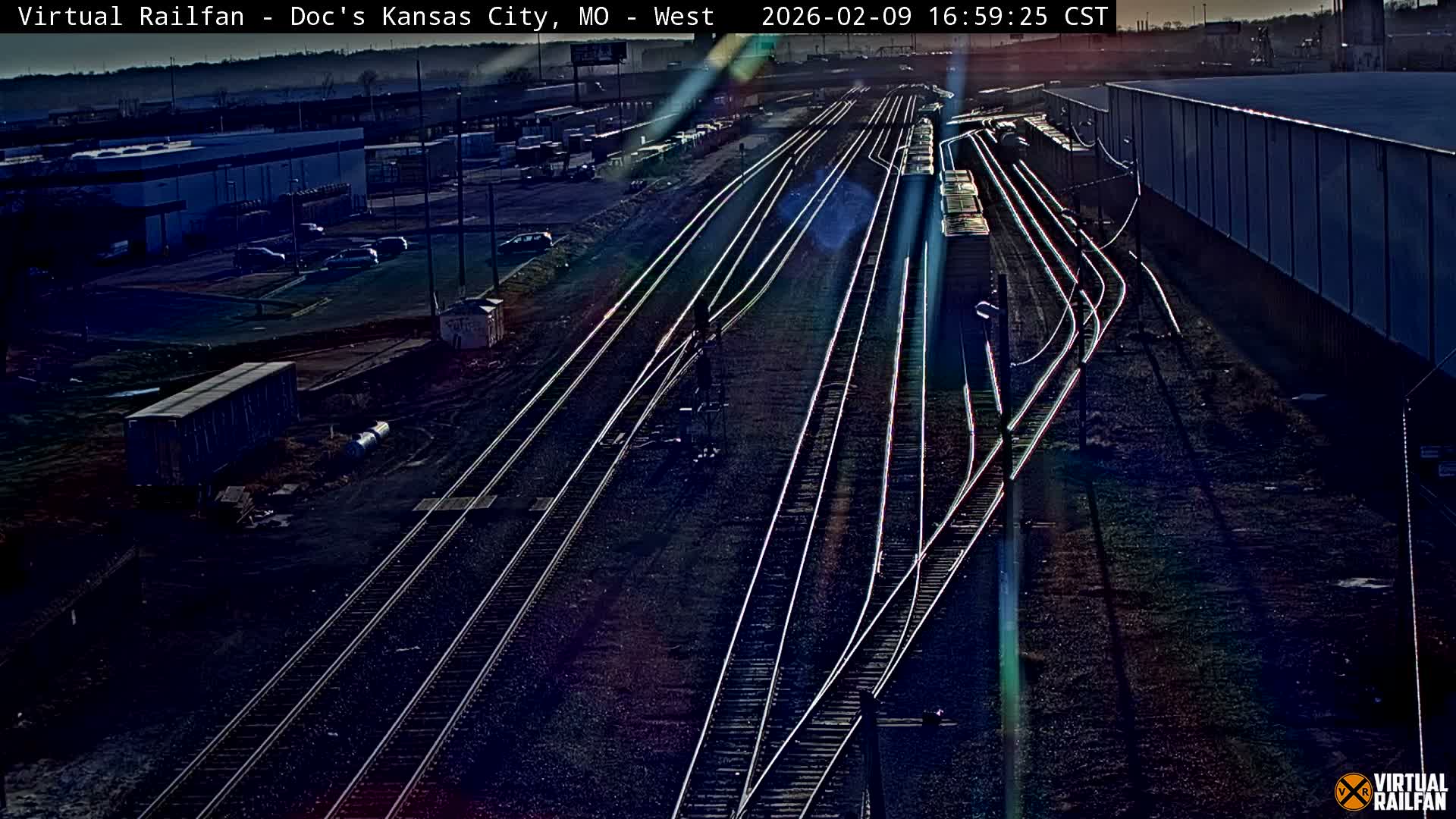 Kansas City Skyline & Train Depot Live Cam - Kansas City, Jackson, Missouri, USA 