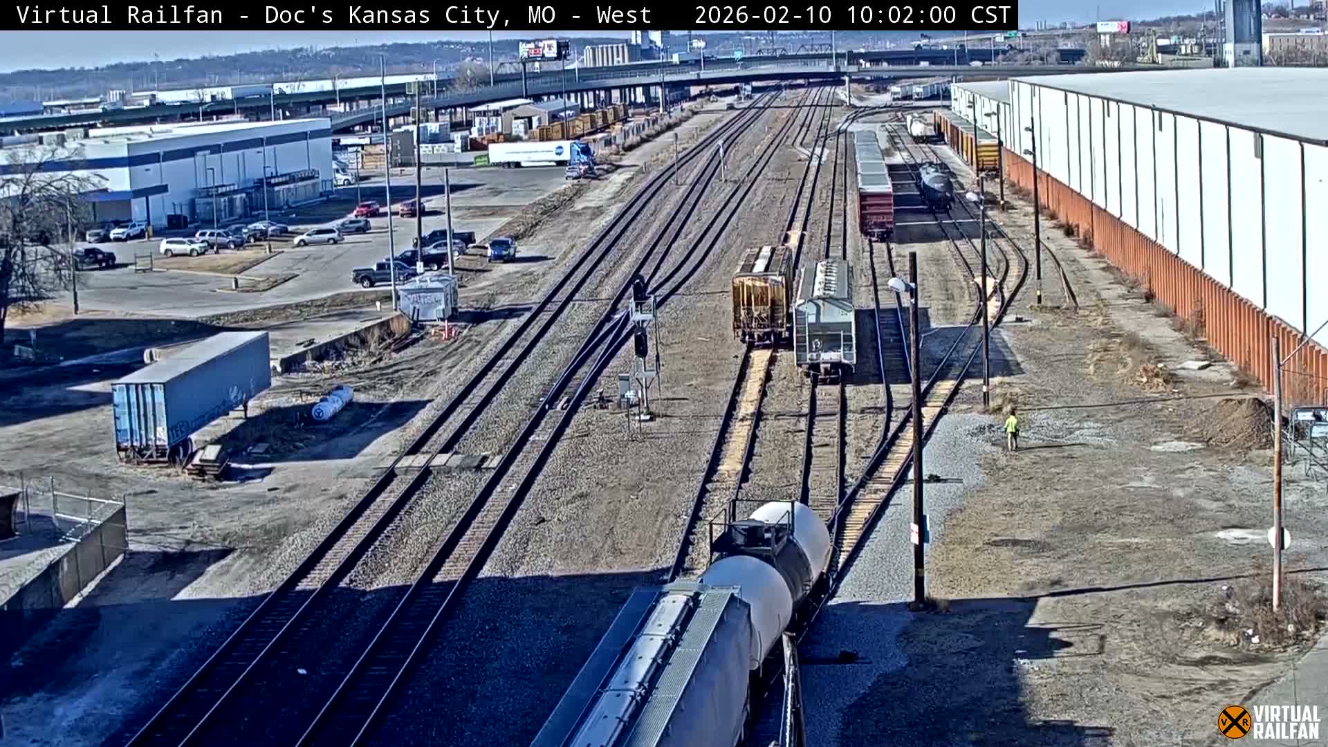 Kansas City Skyline & Train Depot Live Cam - Kansas City, Jackson, Missouri, USA 