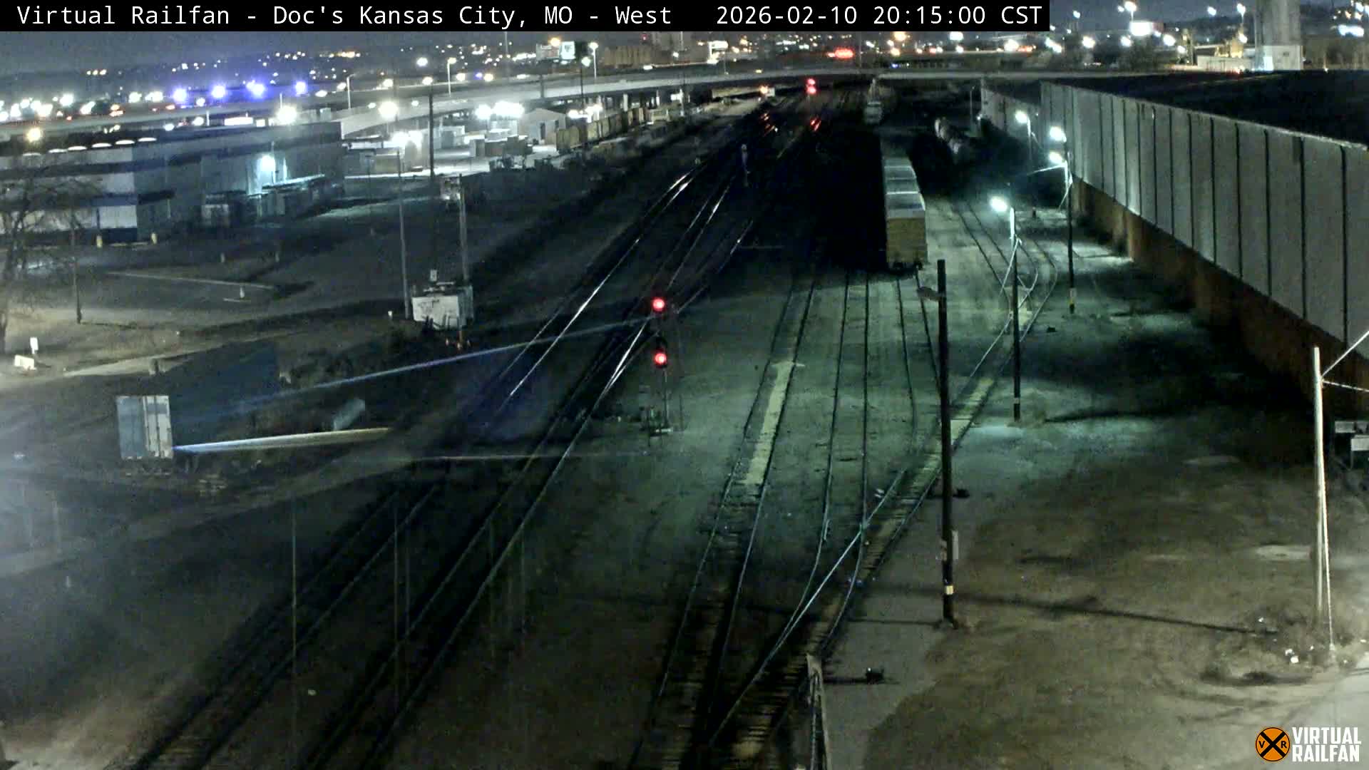 Kansas City Skyline & Train Depot Live Cam - Kansas City, Jackson, Missouri, USA 