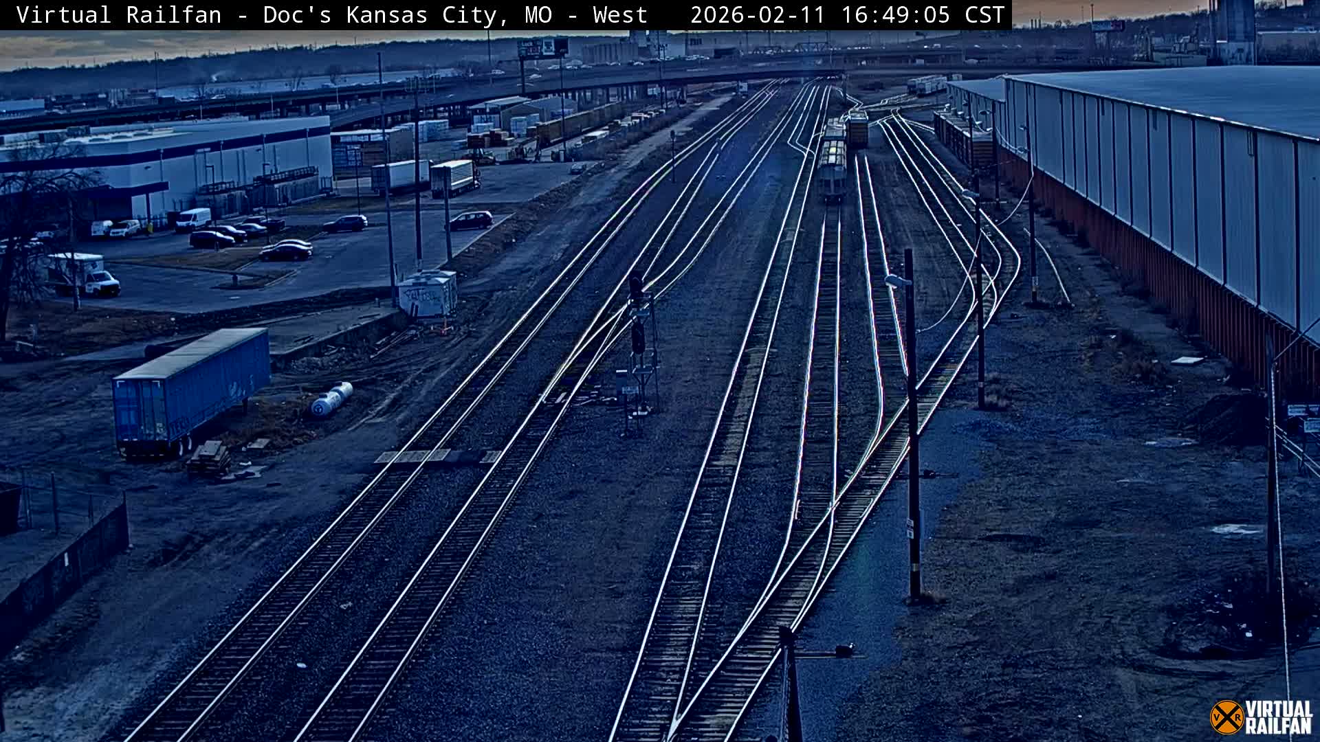 Kansas City Skyline & Train Depot Live Cam - Kansas City, Jackson, Missouri, USA 