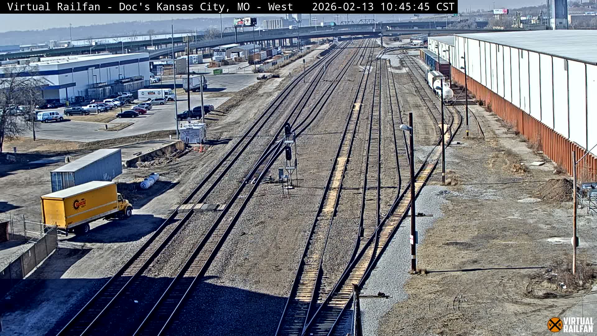 Kansas City Skyline & Train Depot Live Cam - Kansas City, Jackson, Missouri, USA 
