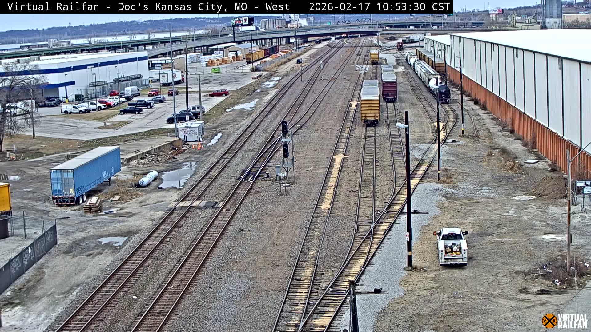 Kansas City Skyline & Train Depot Live Cam - Kansas City, Jackson, Missouri, USA 
