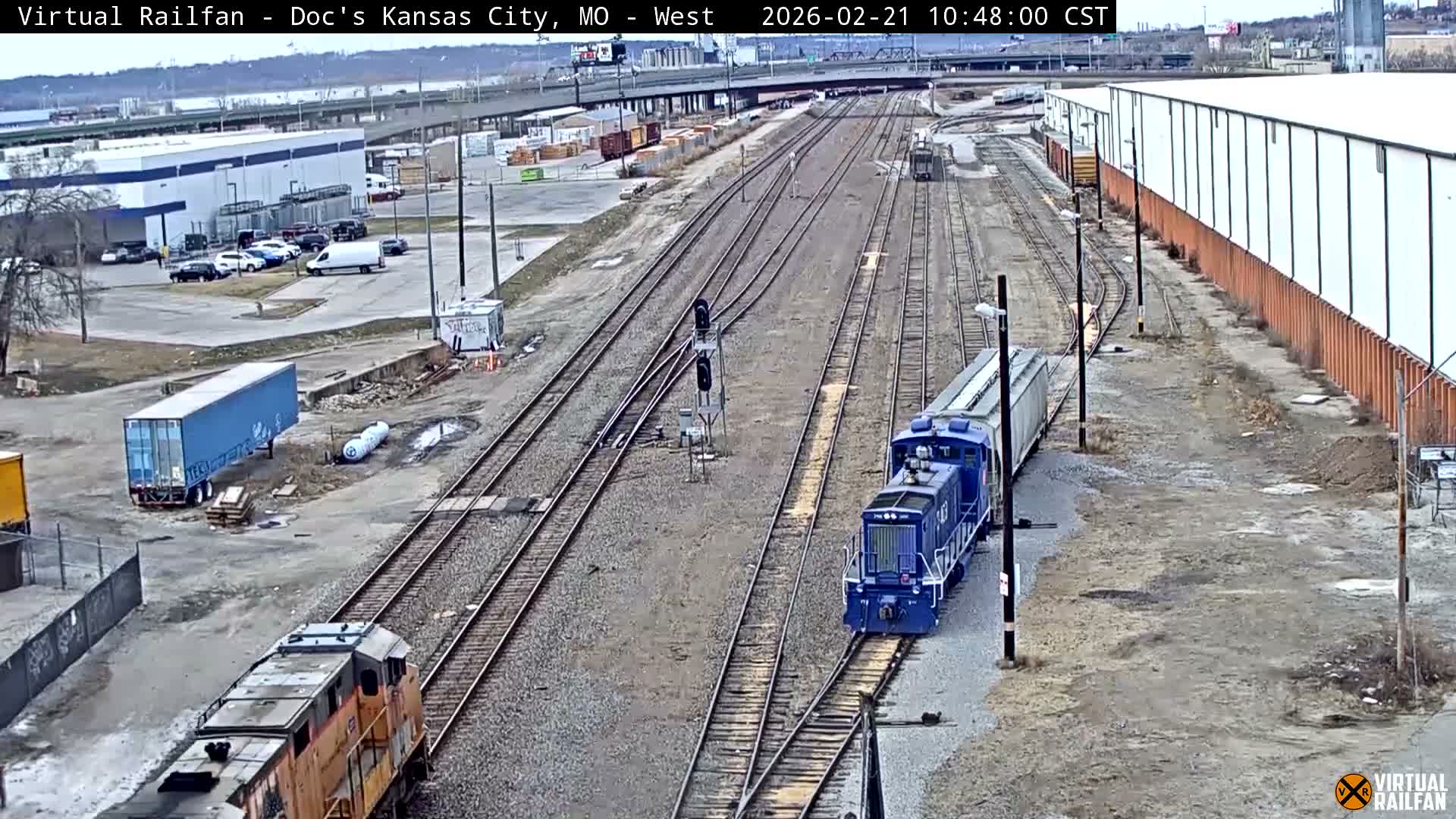 Kansas City Skyline & Train Depot Live Cam - Kansas City, Jackson, Missouri, USA 