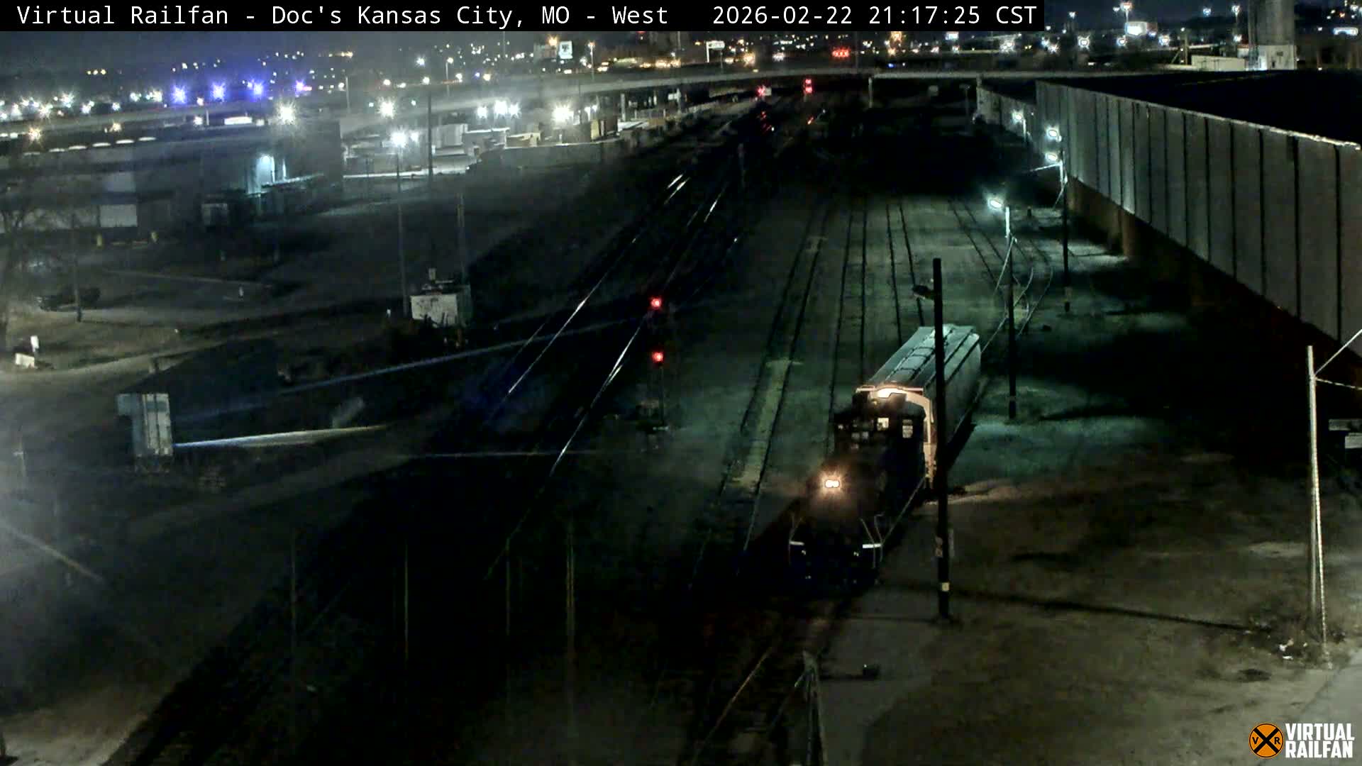 Kansas City Skyline & Train Depot Live Cam - Kansas City, Jackson, Missouri, USA 