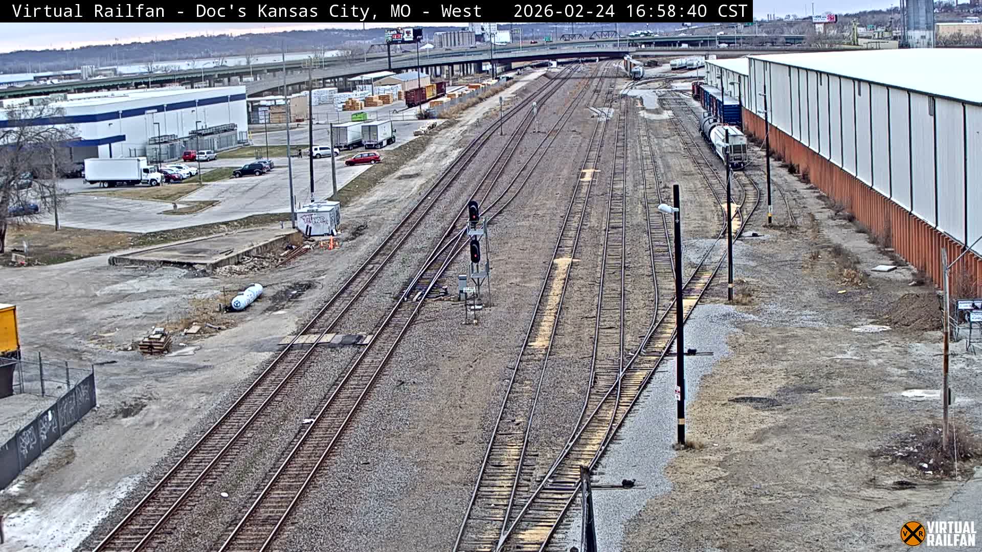 Kansas City Skyline & Train Depot Live Cam - Kansas City, Jackson, Missouri, USA 