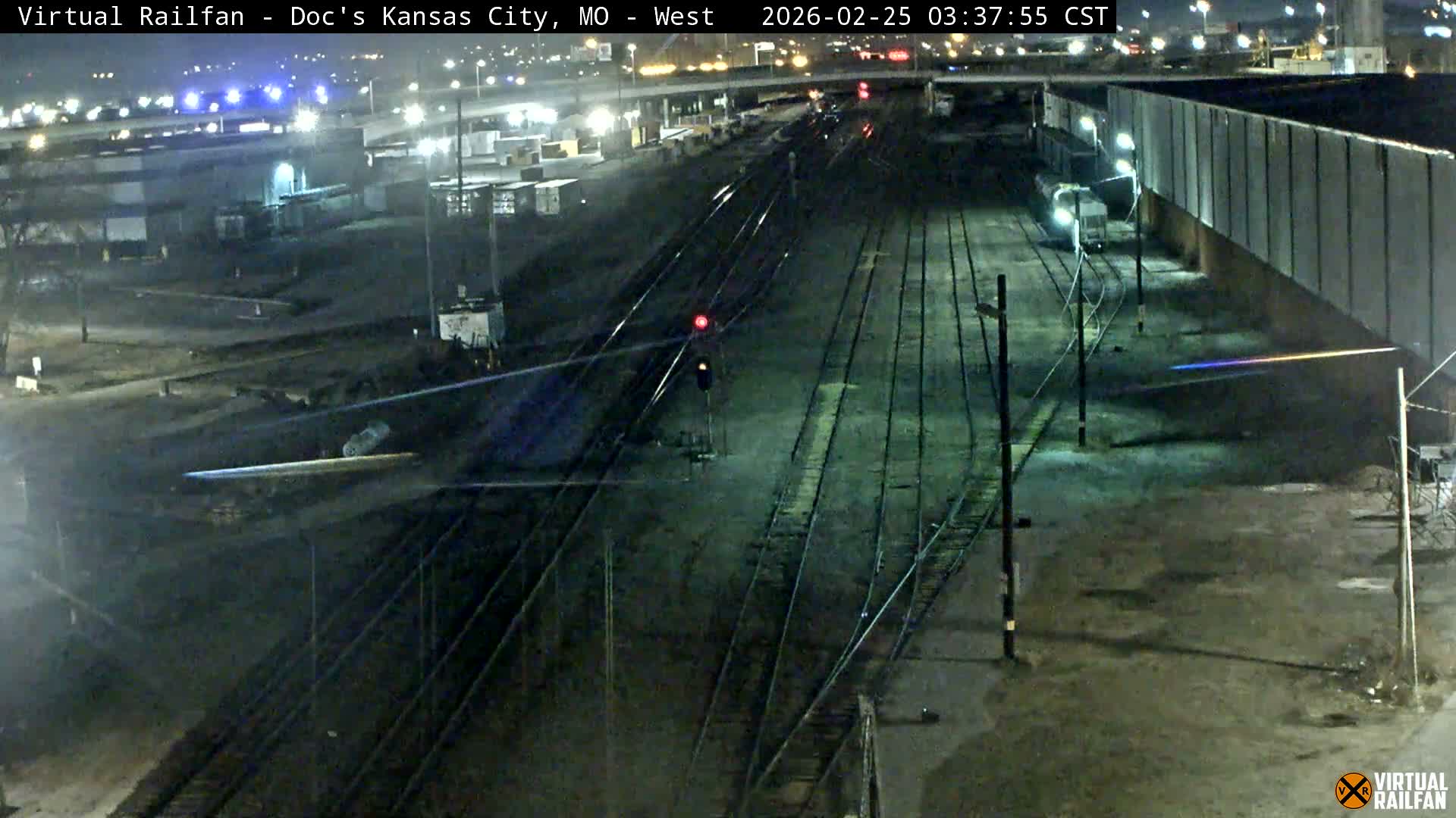 Kansas City Skyline & Train Depot Live Cam - Kansas City, Jackson, Missouri, USA 