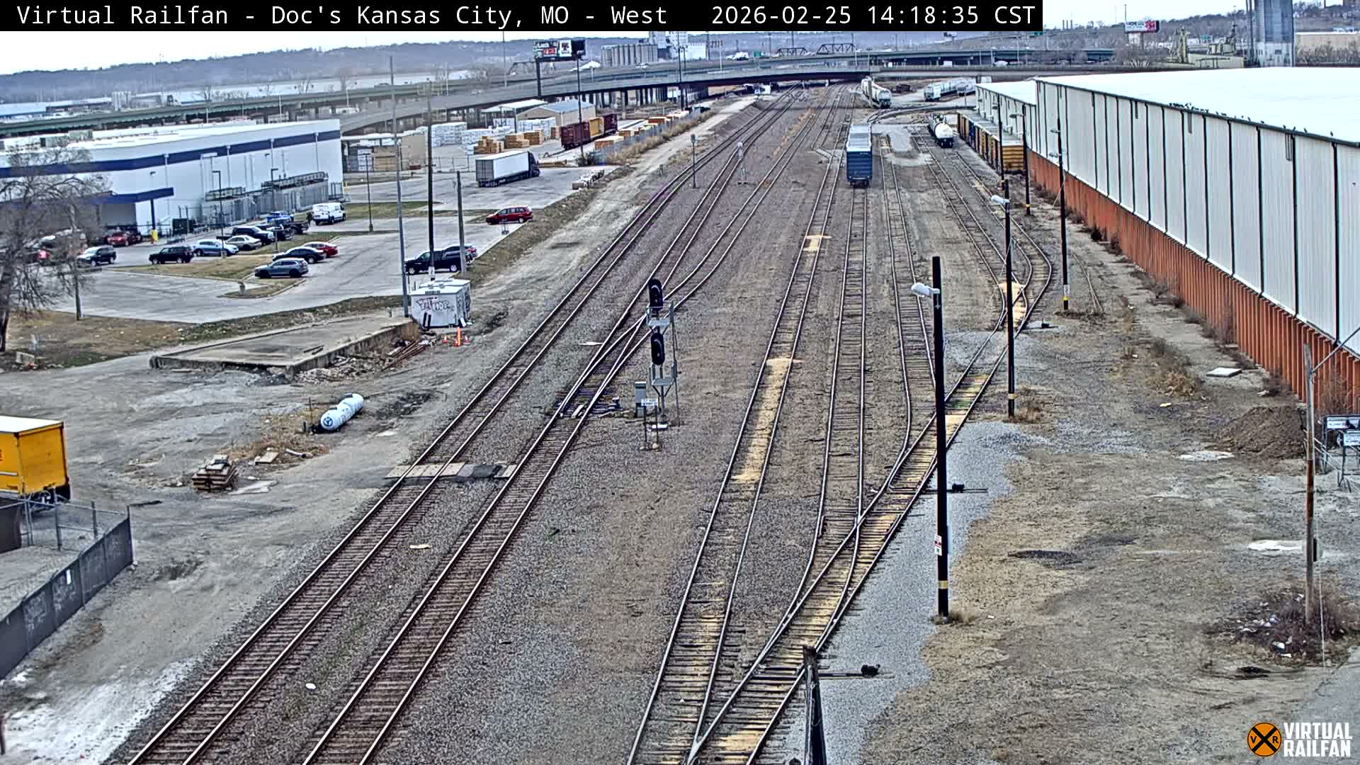 Kansas City Skyline & Train Depot Live Cam - Kansas City, Jackson, Missouri, USA 