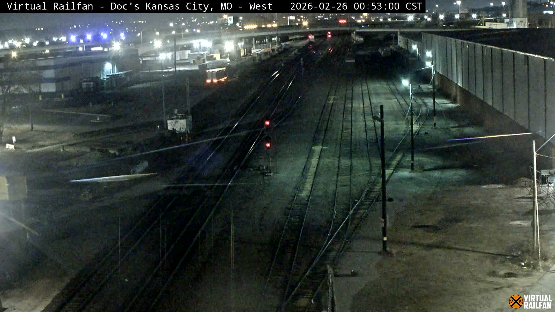 Kansas City Skyline & Train Depot Live Cam - Kansas City, Jackson, Missouri, USA 
