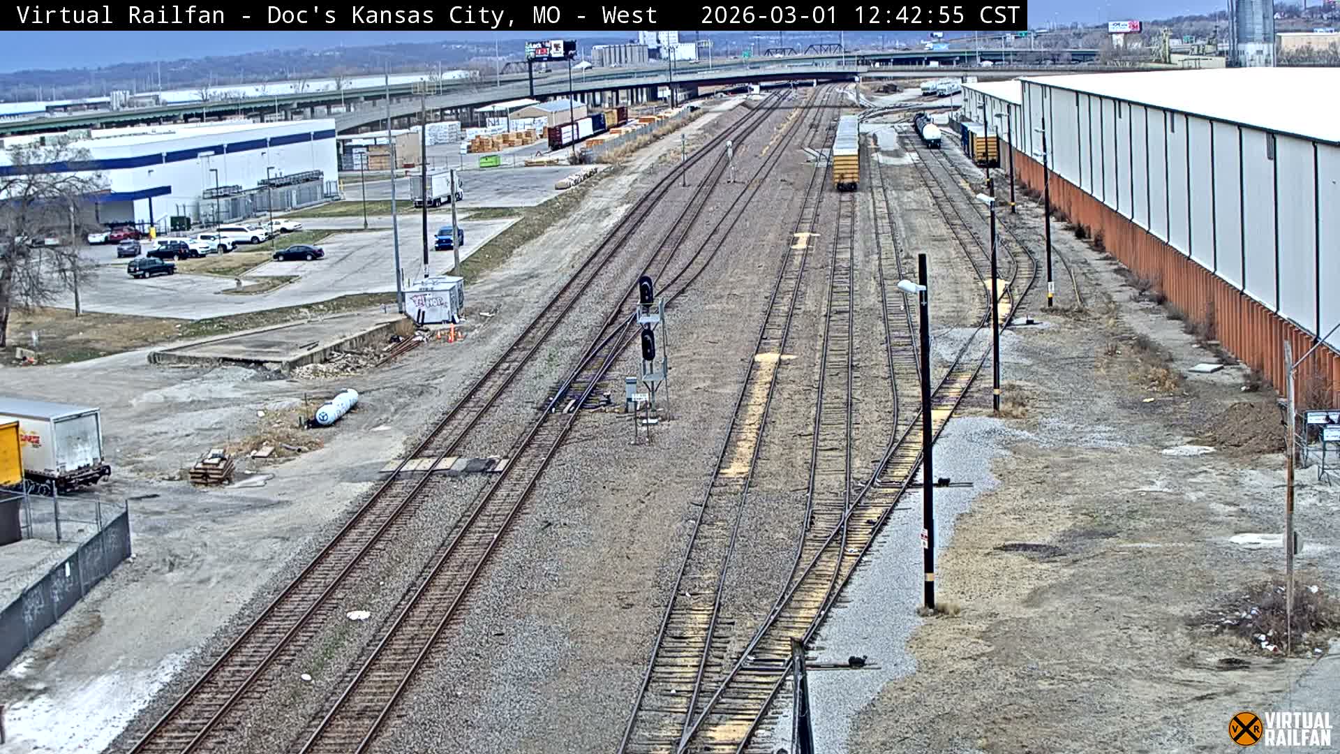 Kansas City Skyline & Train Depot Live Cam - Kansas City, Jackson, Missouri, USA 