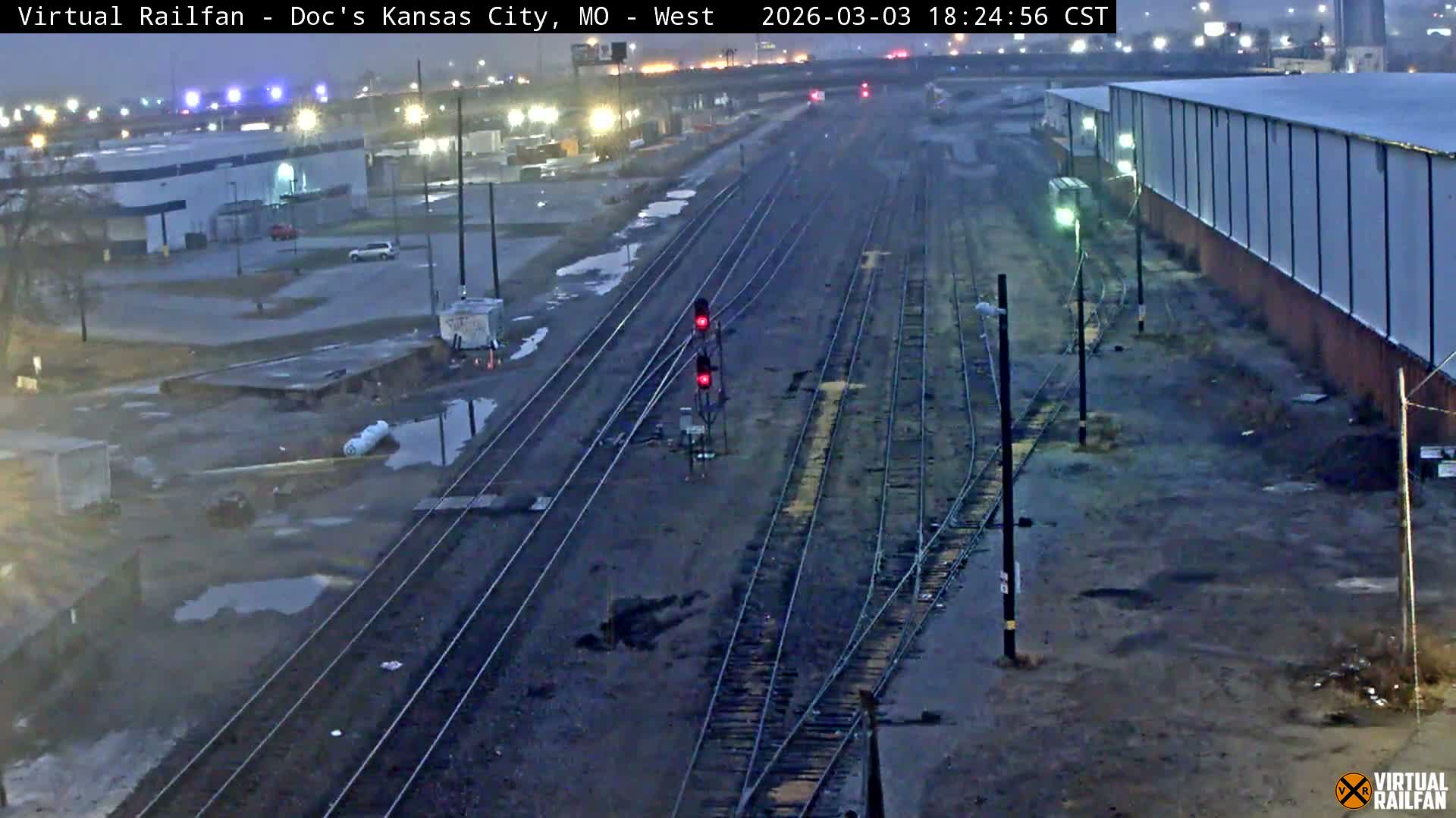 Kansas City Skyline & Train Depot Live Cam - Kansas City, Jackson, Missouri, USA 