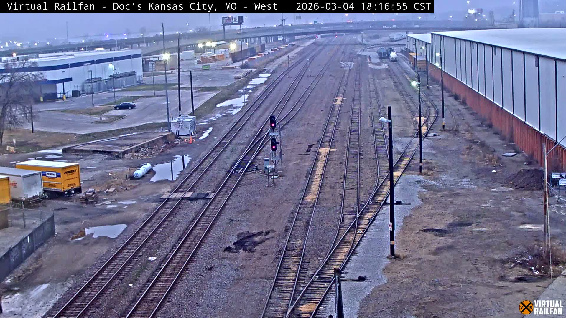 Kansas City Skyline & Train Depot Live Cam - Kansas City, Jackson, Missouri, USA 