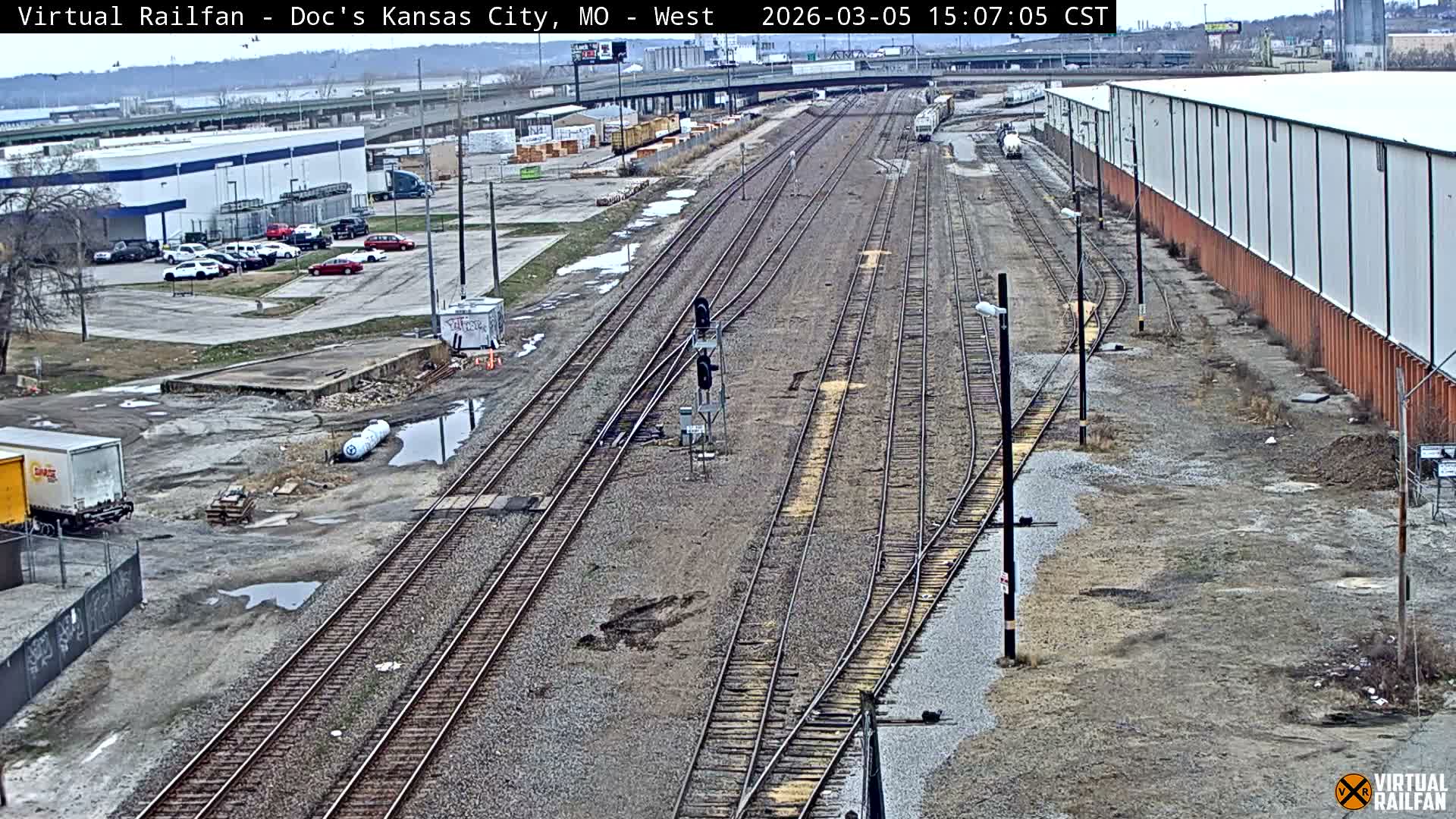 Kansas City Skyline & Train Depot Live Cam - Kansas City, Jackson, Missouri, USA 