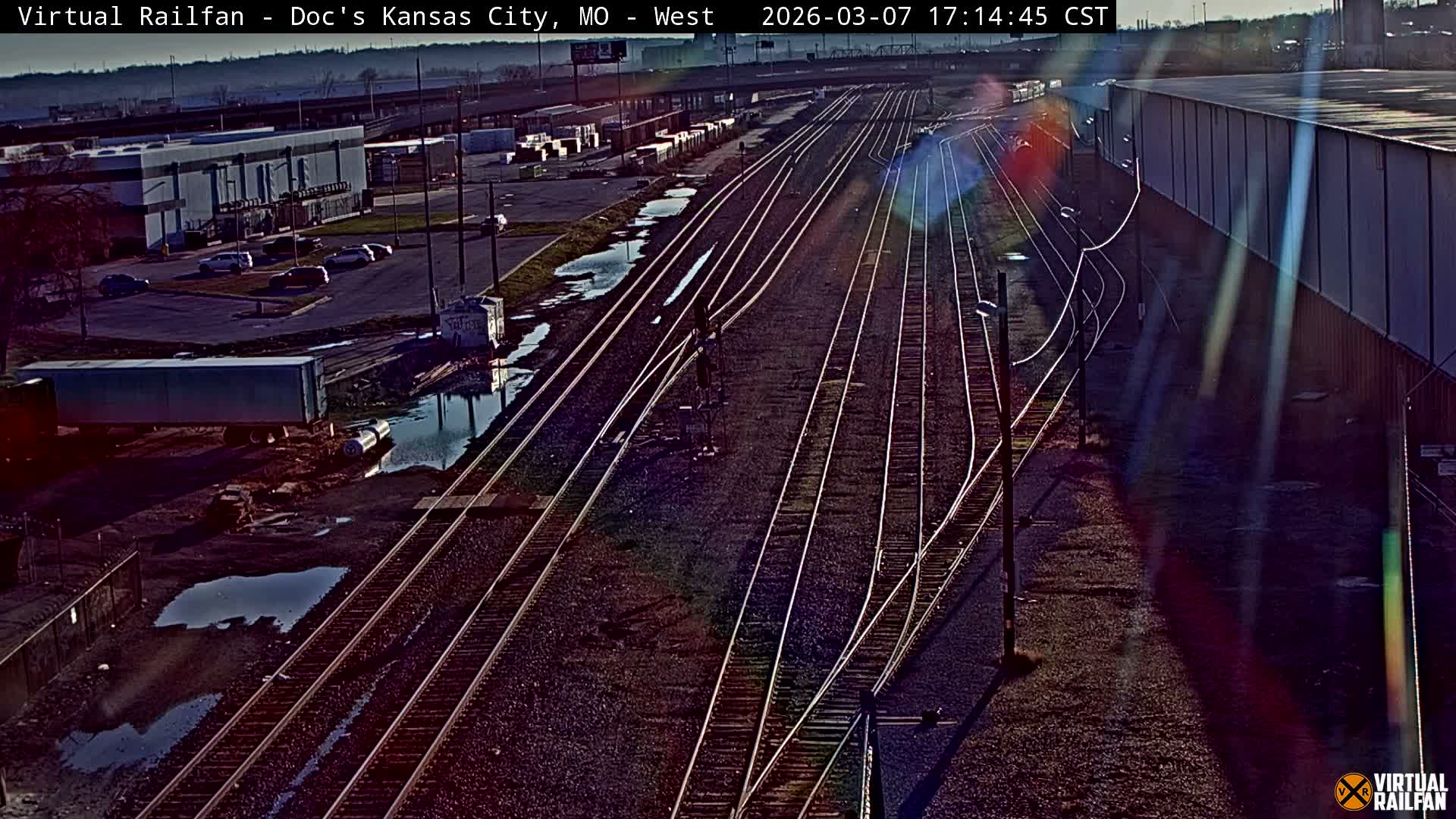 Kansas City Skyline & Train Depot Live Cam - Kansas City, Jackson, Missouri, USA 
