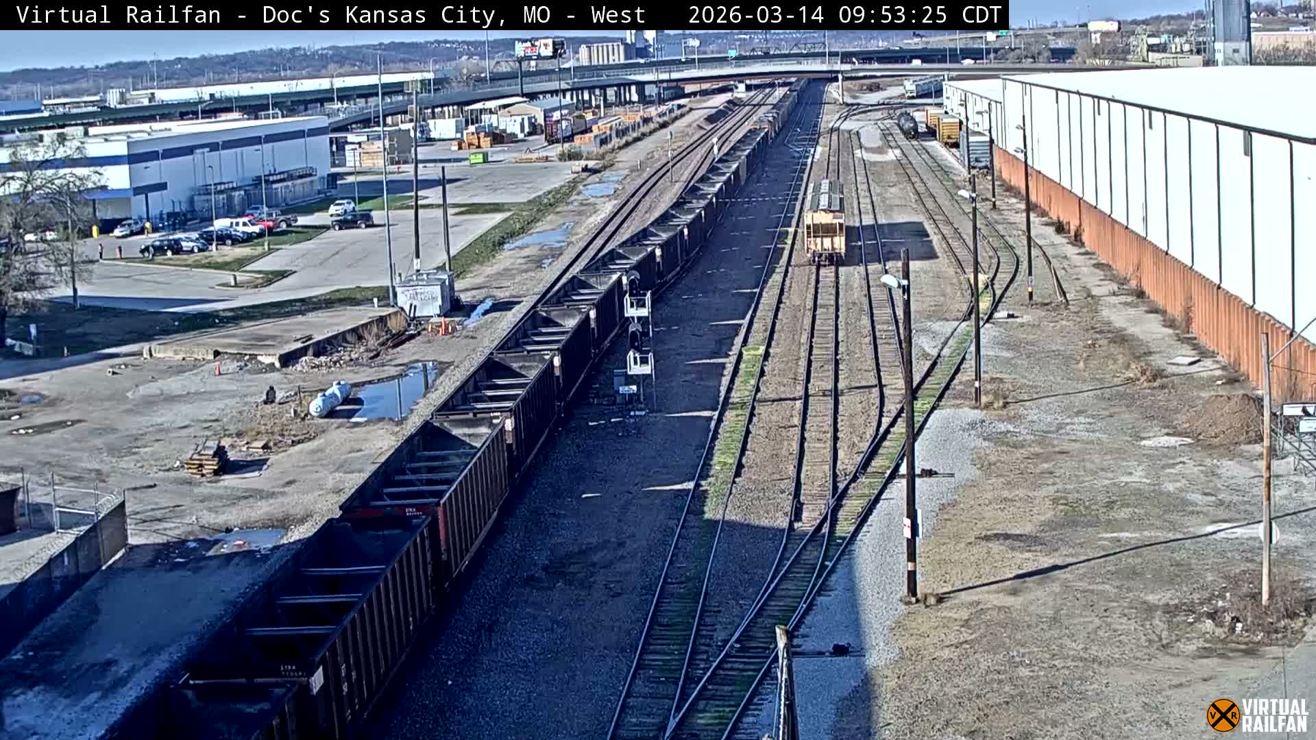 Kansas City Skyline & Train Depot Live Cam - Kansas City, Jackson, Missouri, USA 