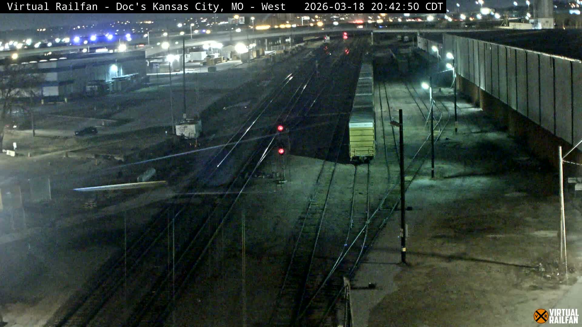 Kansas City Skyline & Train Depot Live Cam - Kansas City, Jackson, Missouri, USA 