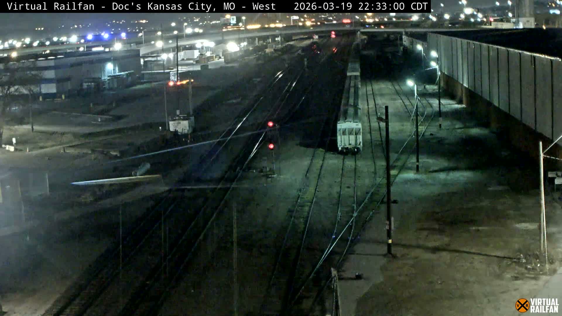 Kansas City Skyline & Train Depot Live Cam - Kansas City, Jackson, Missouri, USA 