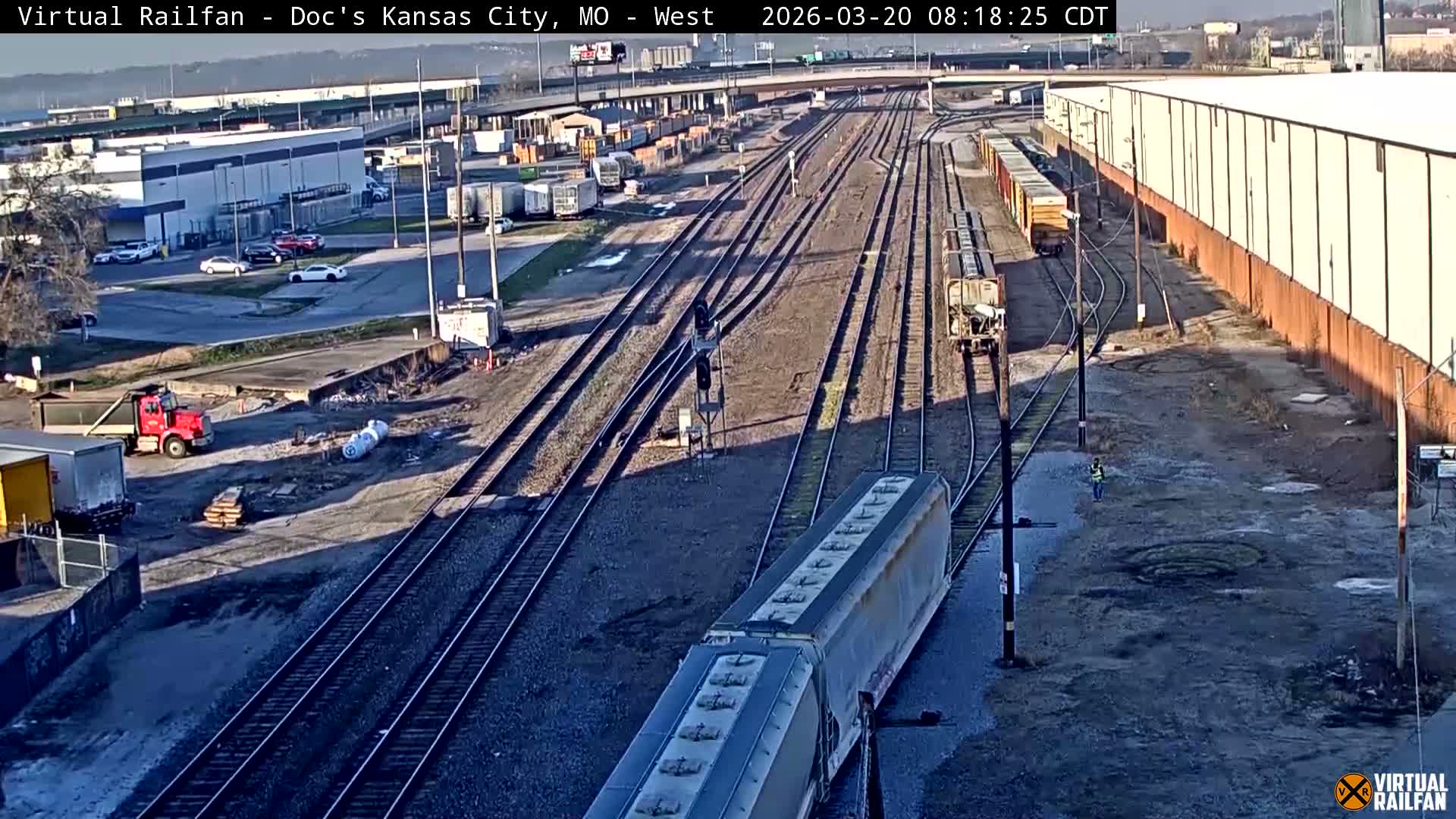 Kansas City Skyline & Train Depot Live Cam - Kansas City, Jackson, Missouri, USA 