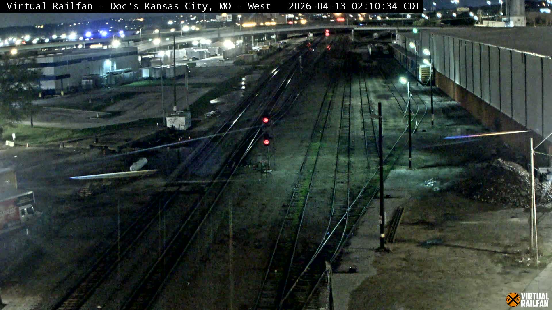 Kansas City Skyline & Train Depot Live Cam - Kansas City, Jackson, Missouri, USA 