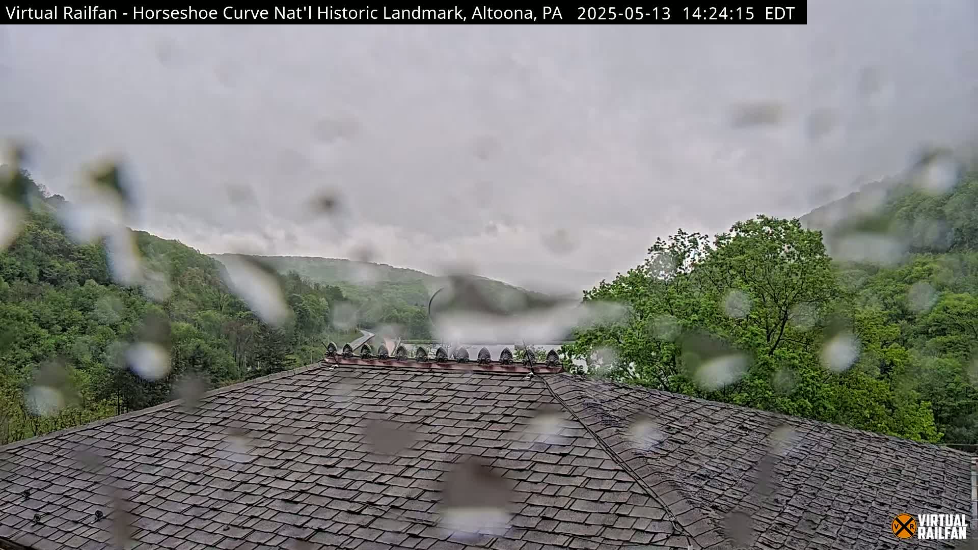 Altoona, The  Horseshoe Curve National Historic Landmark Railroad Live Cam - Altoona, Blair County, Pennsylvania, USA