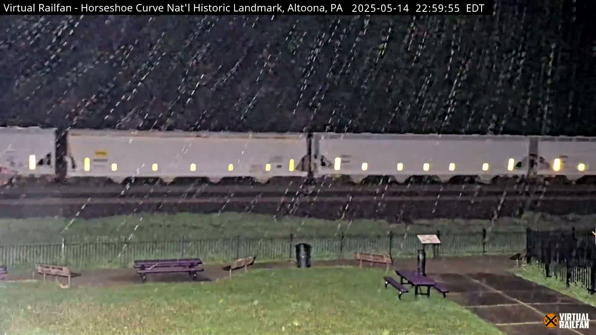 Altoona, The  Horseshoe Curve National Historic Landmark Railroad Live Cam - Altoona, Blair County, Pennsylvania, USA