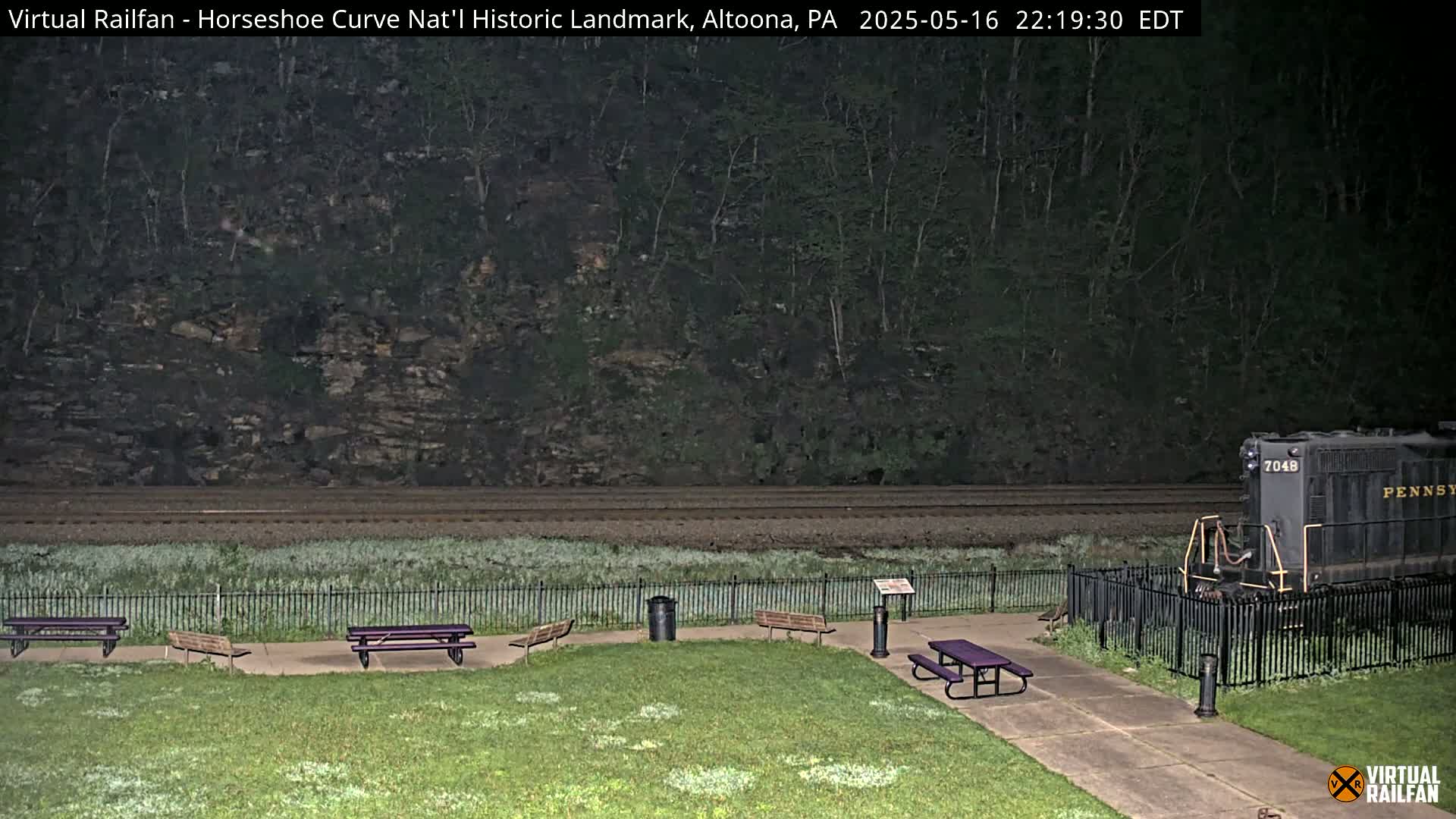 Altoona, The  Horseshoe Curve National Historic Landmark Railroad Live Cam - Altoona, Blair County, Pennsylvania, USA