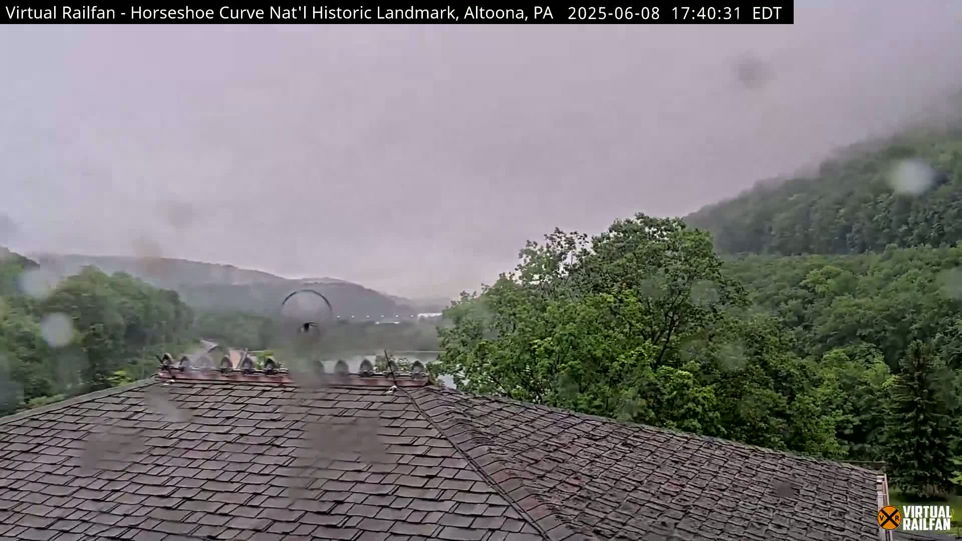 Altoona, The  Horseshoe Curve National Historic Landmark Railroad Live Cam - Altoona, Blair County, Pennsylvania, USA