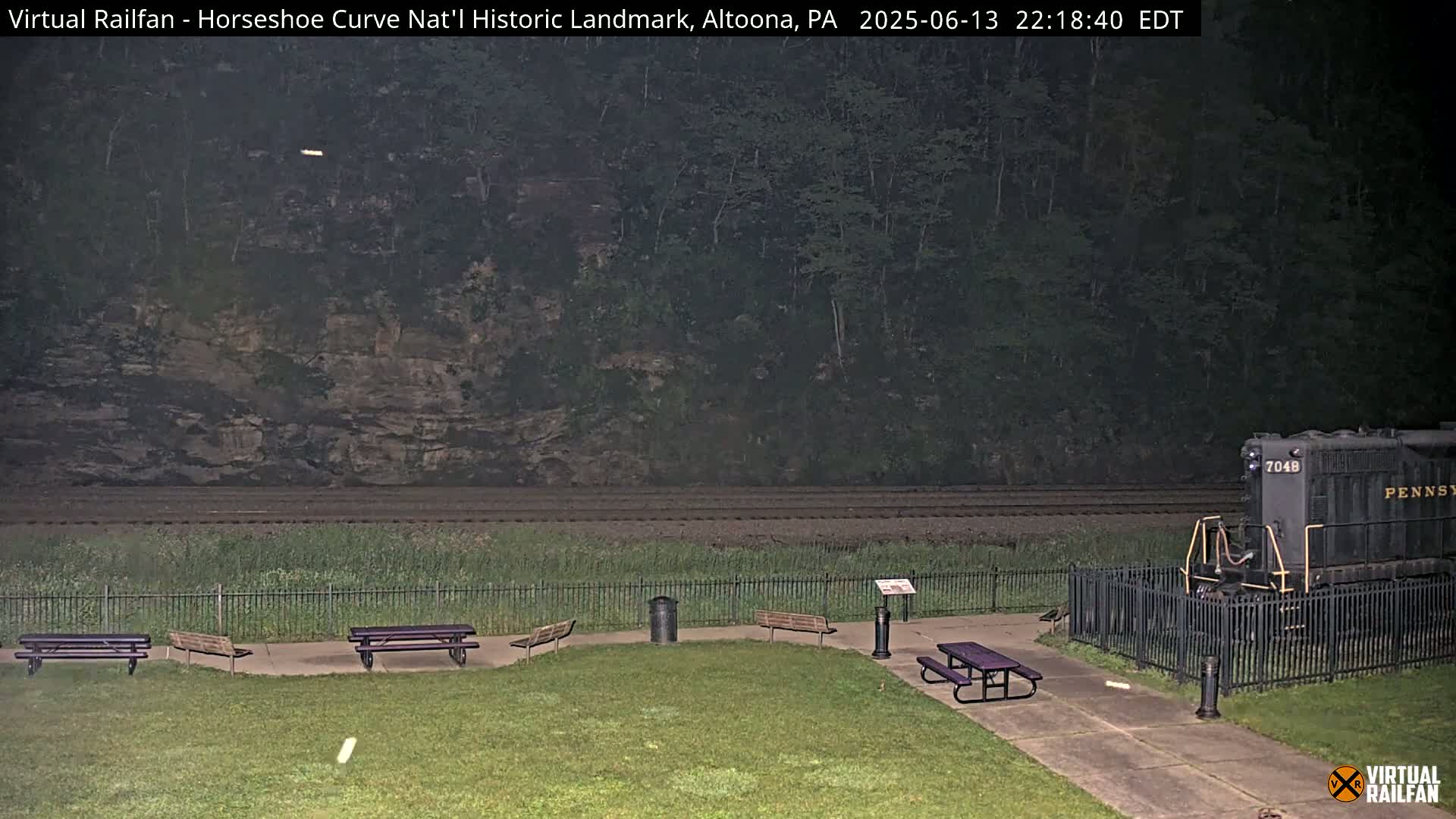 Altoona, The  Horseshoe Curve National Historic Landmark Railroad Live Cam - Altoona, Blair County, Pennsylvania, USA