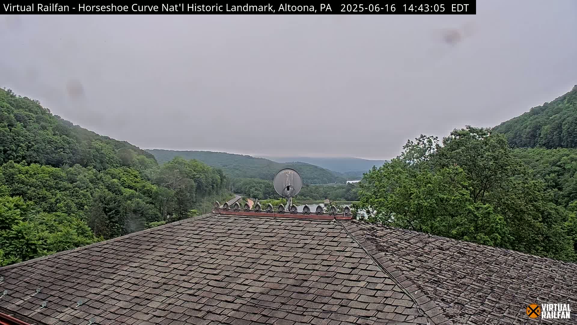 Altoona, The  Horseshoe Curve National Historic Landmark Railroad Live Cam - Altoona, Blair County, Pennsylvania, USA