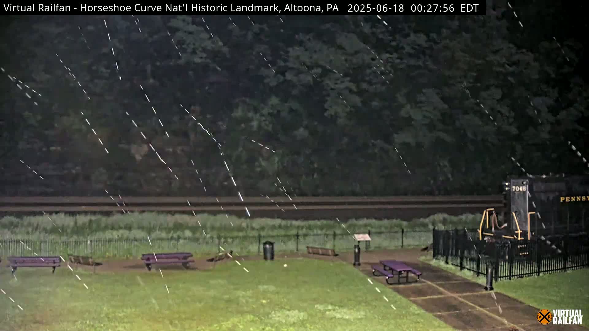 Altoona, The  Horseshoe Curve National Historic Landmark Railroad Live Cam - Altoona, Blair County, Pennsylvania, USA