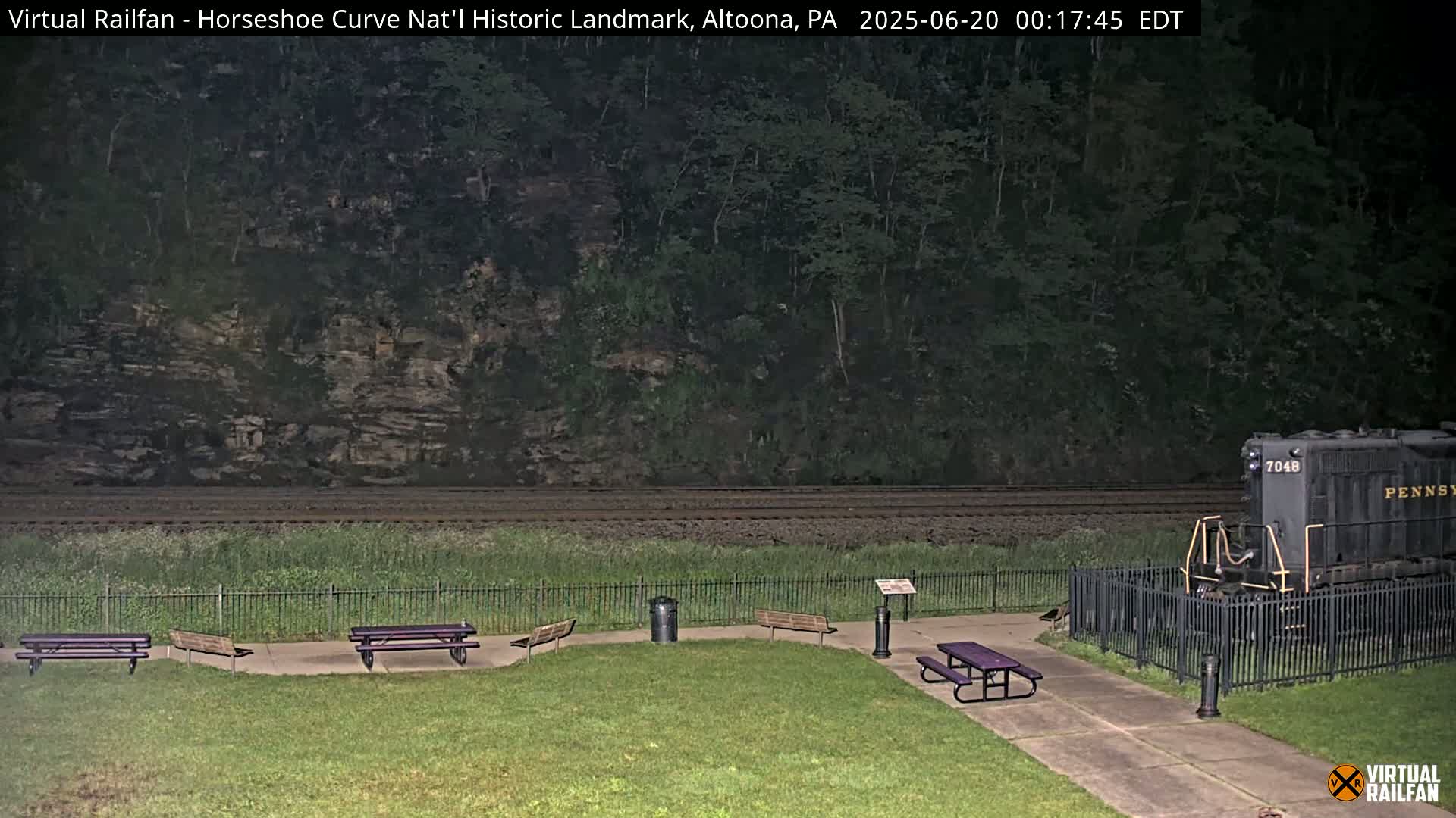 Altoona, The  Horseshoe Curve National Historic Landmark Railroad Live Cam - Altoona, Blair County, Pennsylvania, USA