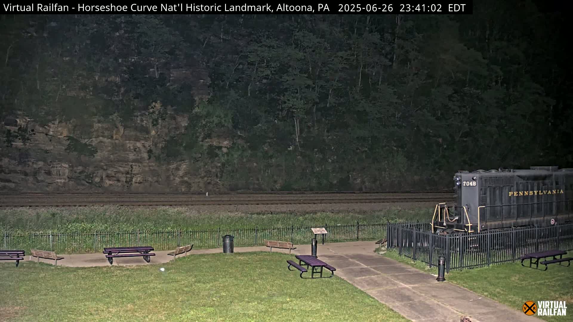 Altoona, The  Horseshoe Curve National Historic Landmark Railroad Live Cam - Altoona, Blair County, Pennsylvania, USA