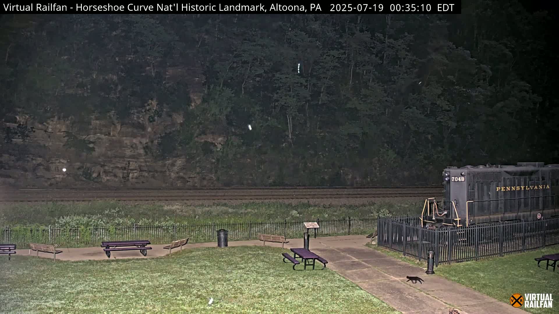 Altoona, The  Horseshoe Curve National Historic Landmark Railroad Live Cam - Altoona, Blair County, Pennsylvania, USA