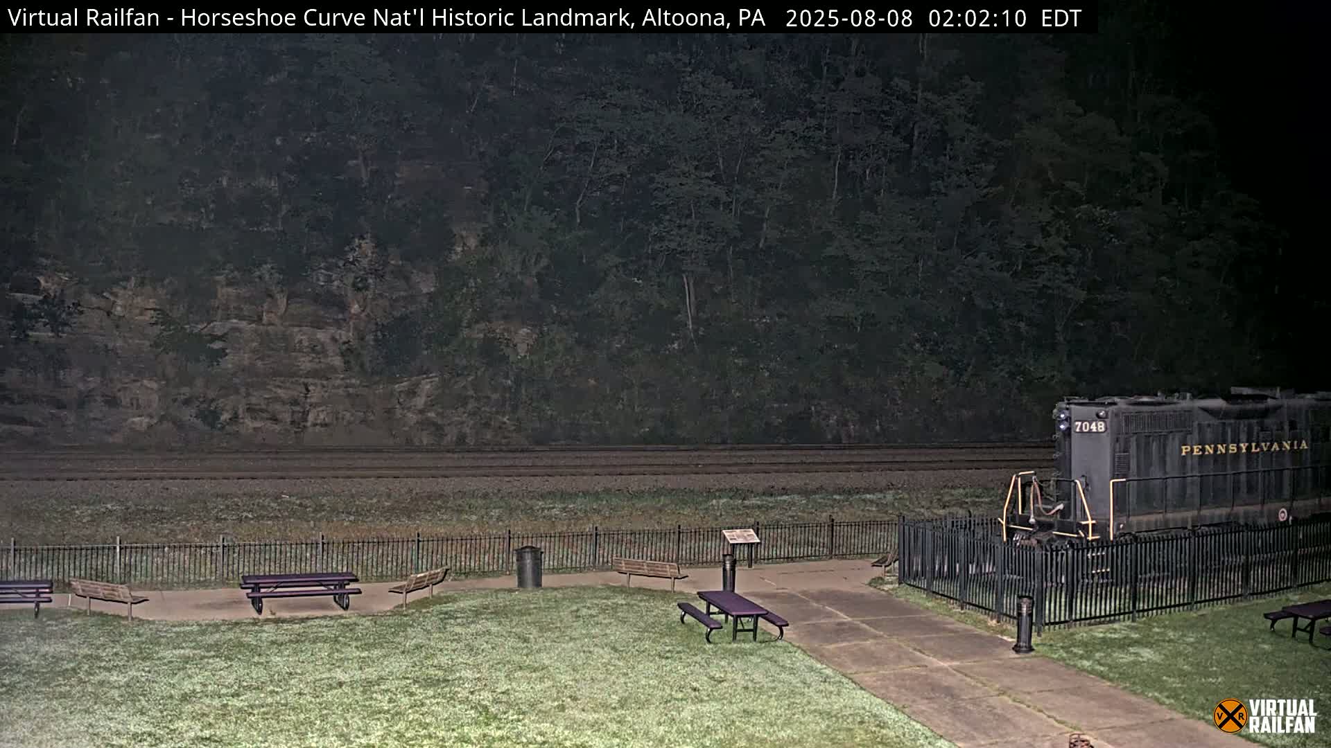 Altoona, The  Horseshoe Curve National Historic Landmark Railroad Live Cam - Altoona, Blair County, Pennsylvania, USA