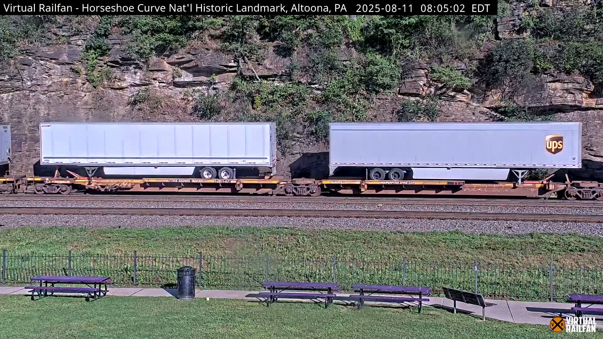 Altoona, The  Horseshoe Curve National Historic Landmark Railroad Live Cam - Altoona, Blair County, Pennsylvania, USA