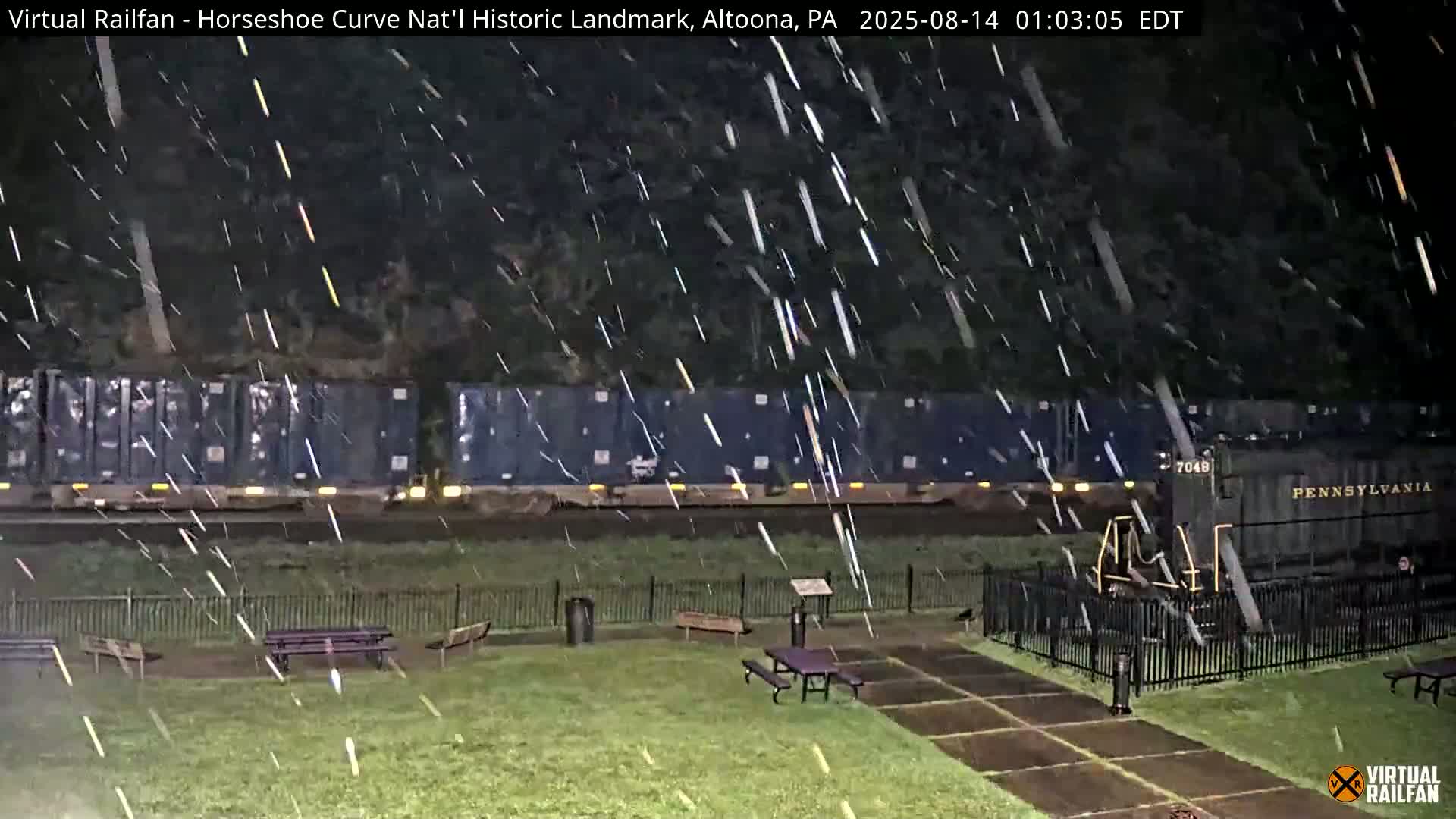Altoona, The  Horseshoe Curve National Historic Landmark Railroad Live Cam - Altoona, Blair County, Pennsylvania, USA