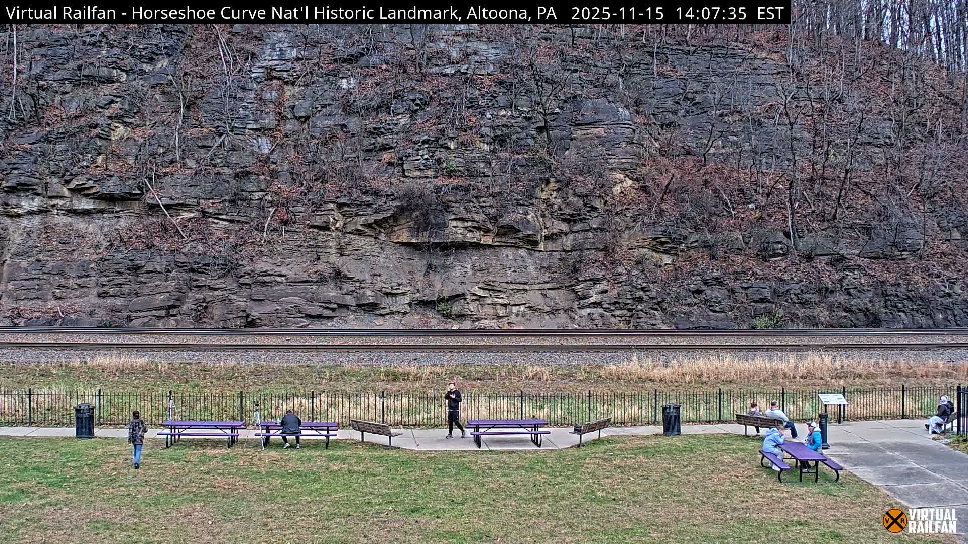 Altoona, The  Horseshoe Curve National Historic Landmark Railroad Live Cam - Altoona, Blair County, Pennsylvania, USA