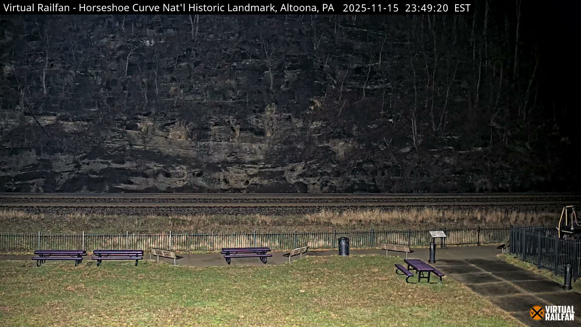 Altoona, The  Horseshoe Curve National Historic Landmark Railroad Live Cam - Altoona, Blair County, Pennsylvania, USA
