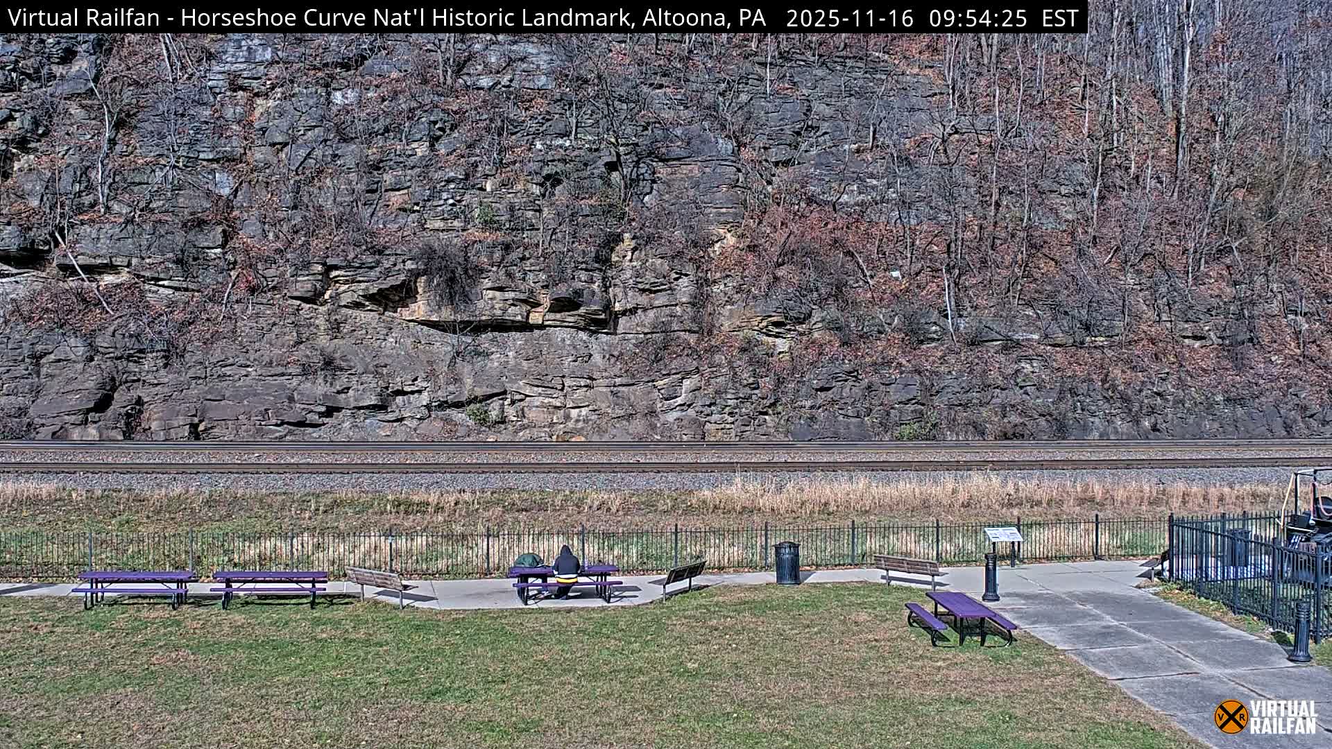 Altoona, The  Horseshoe Curve National Historic Landmark Railroad Live Cam - Altoona, Blair County, Pennsylvania, USA