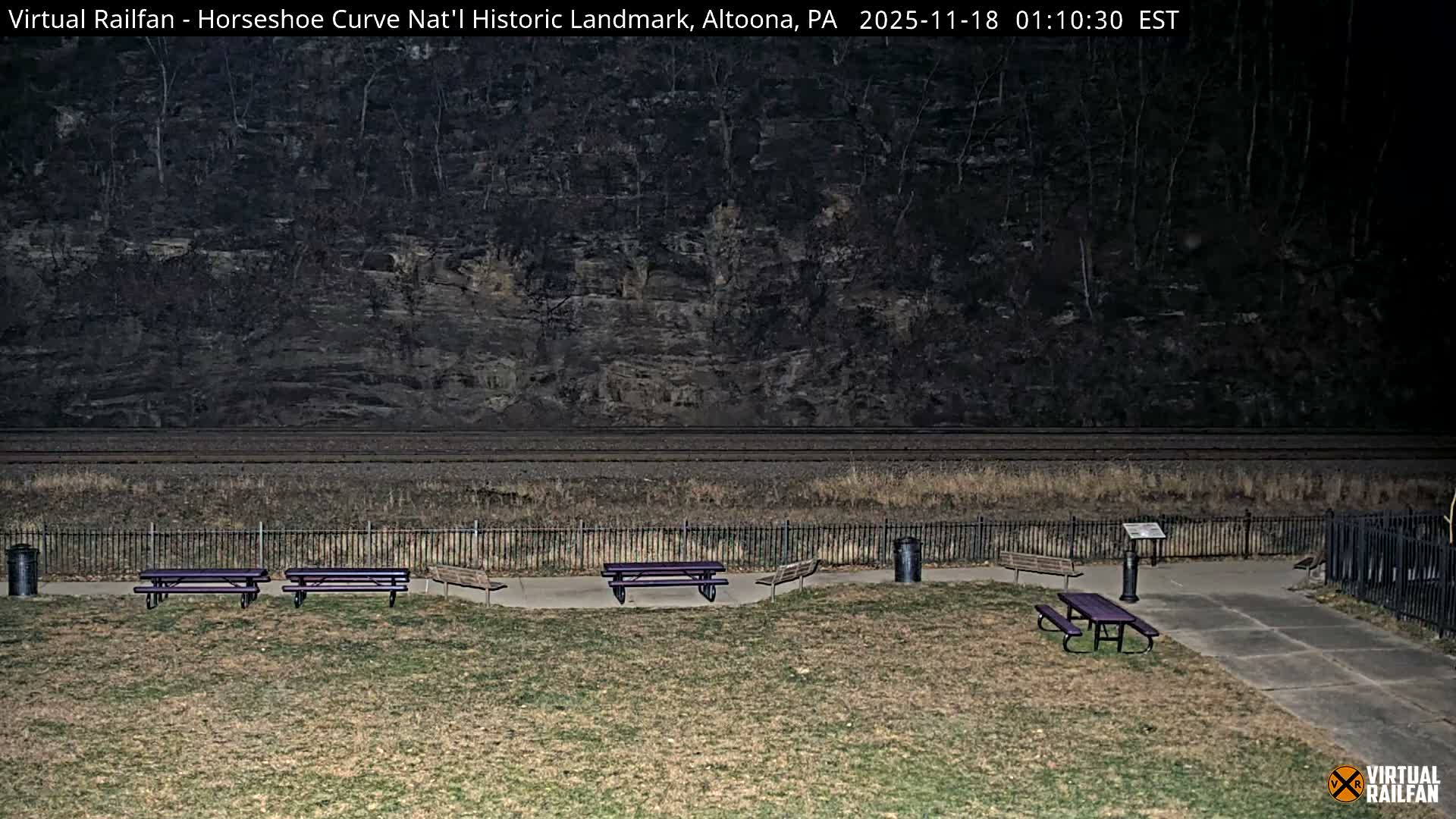 Altoona, The  Horseshoe Curve National Historic Landmark Railroad Live Cam - Altoona, Blair County, Pennsylvania, USA