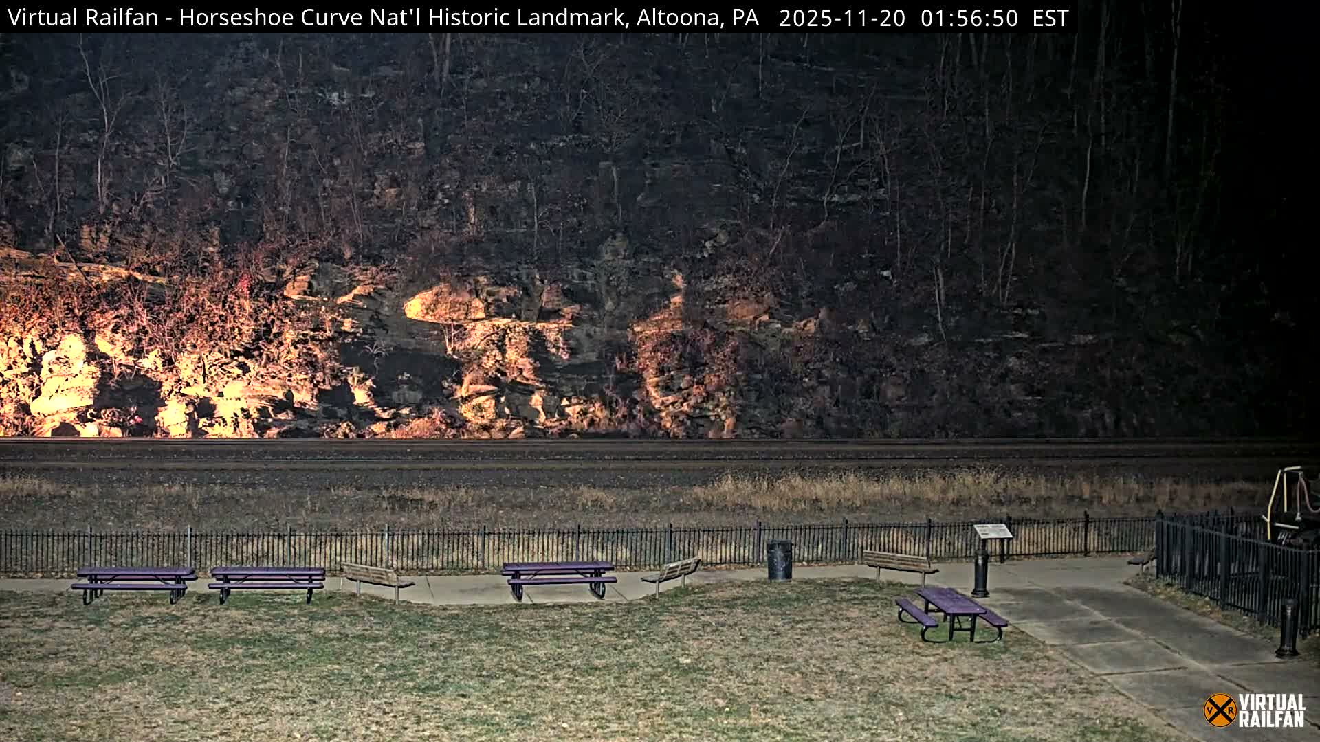 Altoona, The  Horseshoe Curve National Historic Landmark Railroad Live Cam - Altoona, Blair County, Pennsylvania, USA