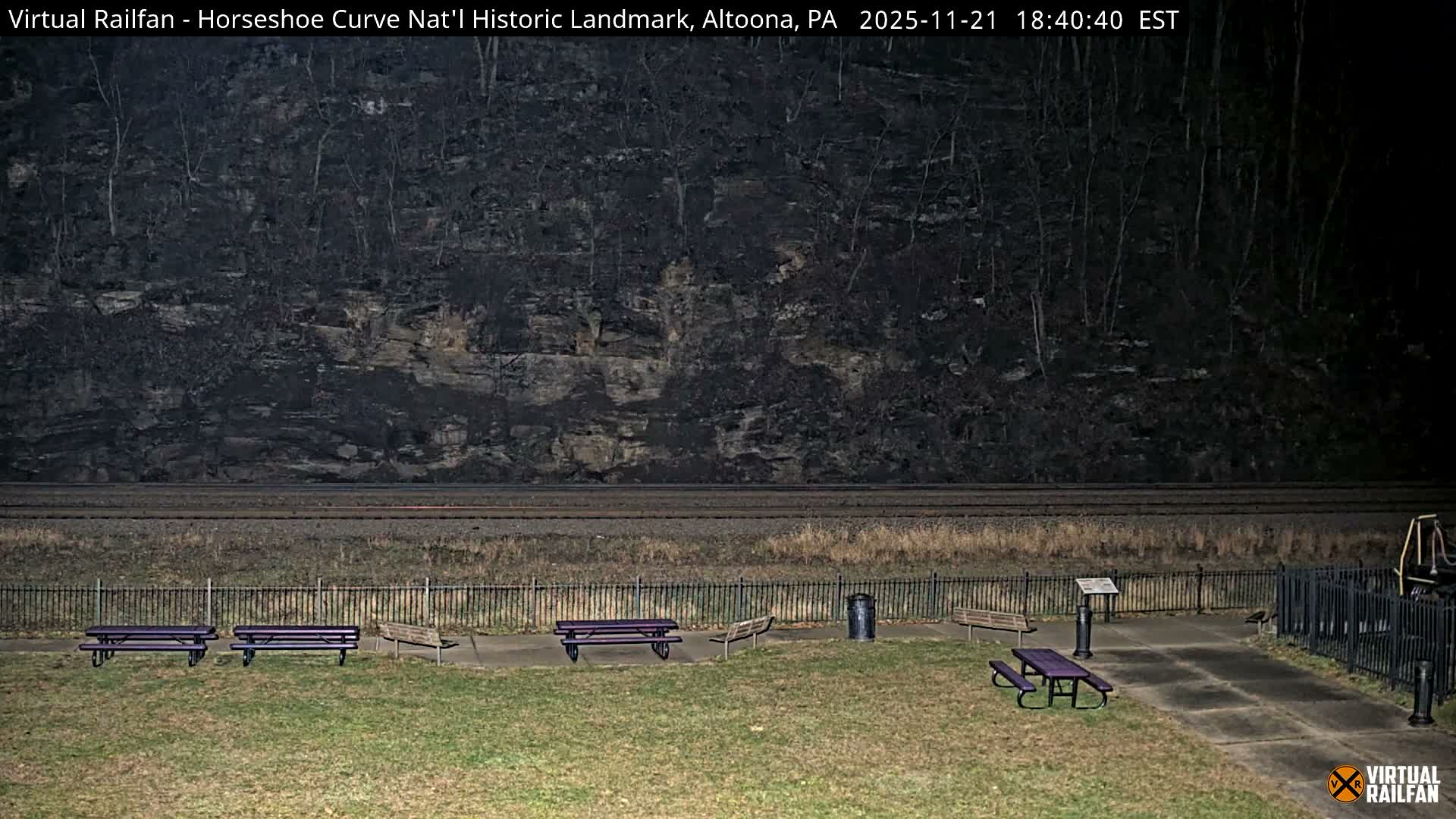 Altoona, The  Horseshoe Curve National Historic Landmark Railroad Live Cam - Altoona, Blair County, Pennsylvania, USA
