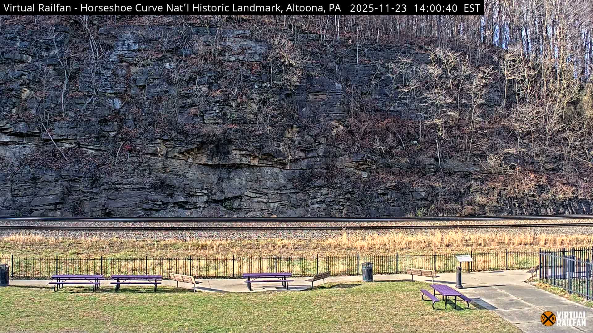 Altoona, The  Horseshoe Curve National Historic Landmark Railroad Live Cam - Altoona, Blair County, Pennsylvania, USA