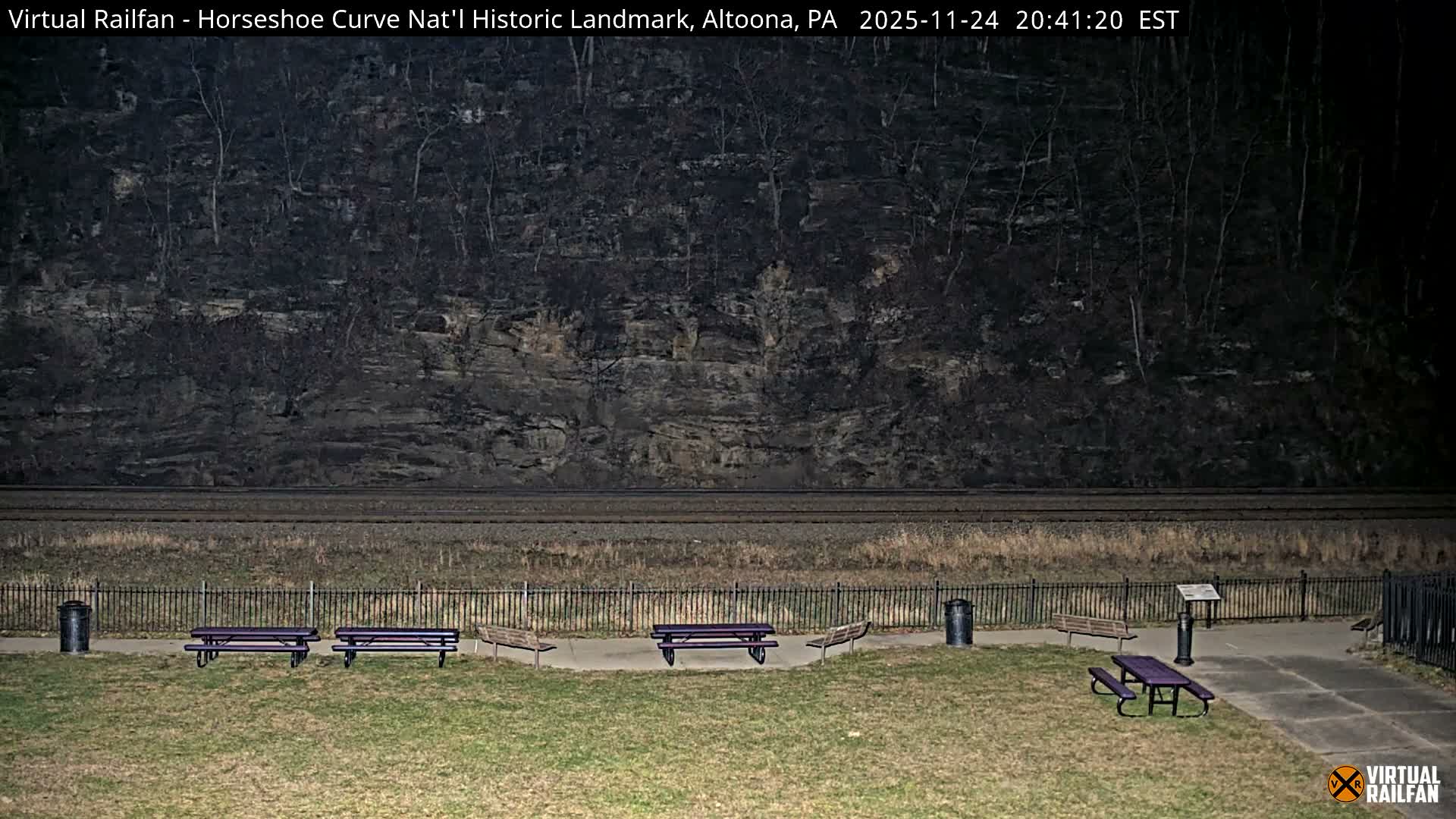 Altoona, The  Horseshoe Curve National Historic Landmark Railroad Live Cam - Altoona, Blair County, Pennsylvania, USA