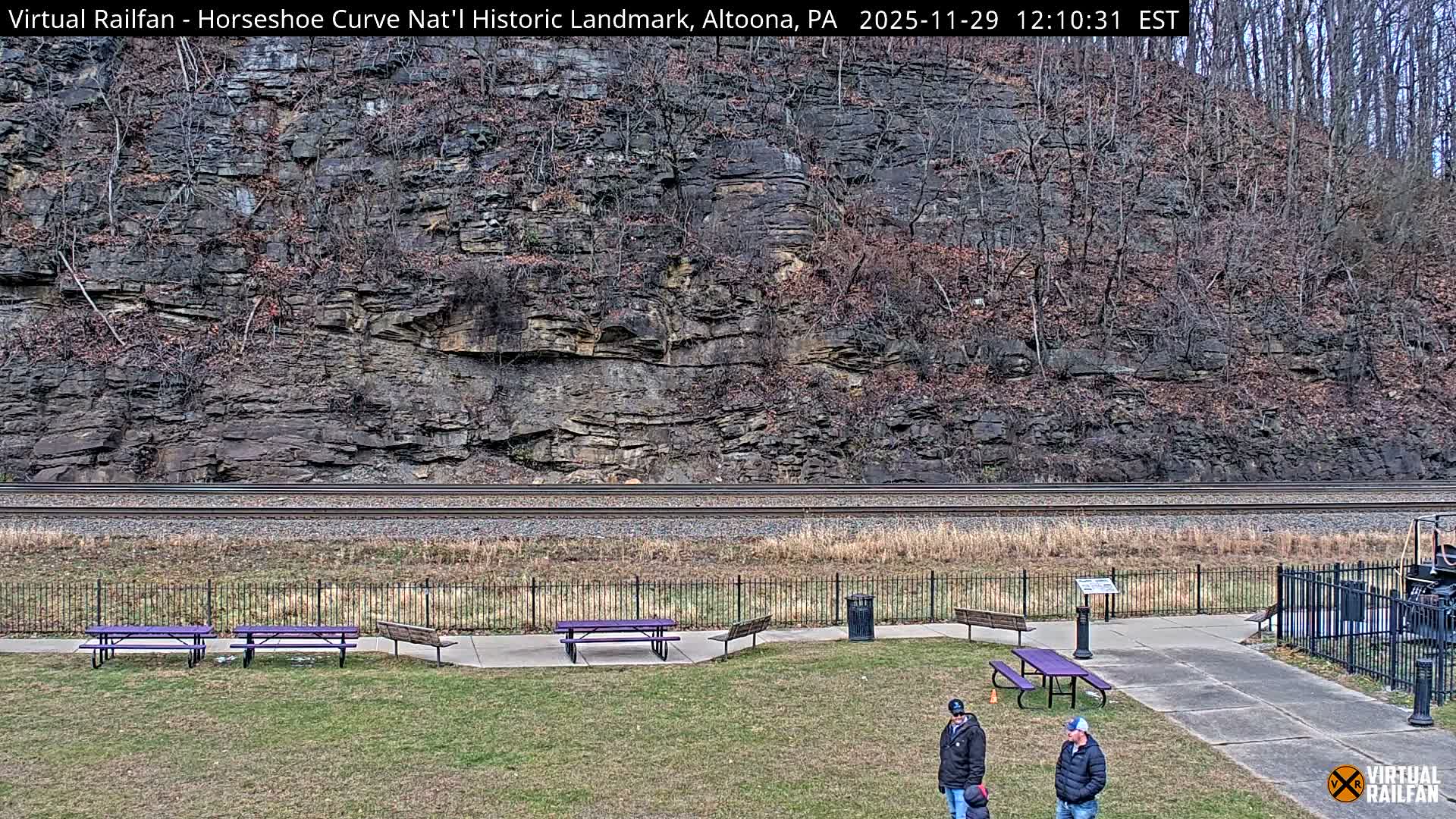 Altoona, The  Horseshoe Curve National Historic Landmark Railroad Live Cam - Altoona, Blair County, Pennsylvania, USA