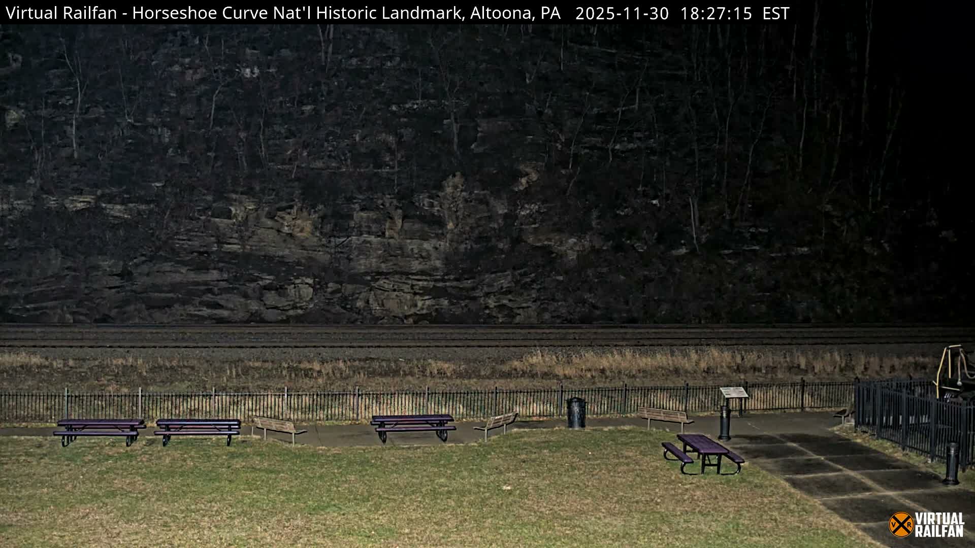 Altoona, The  Horseshoe Curve National Historic Landmark Railroad Live Cam - Altoona, Blair County, Pennsylvania, USA