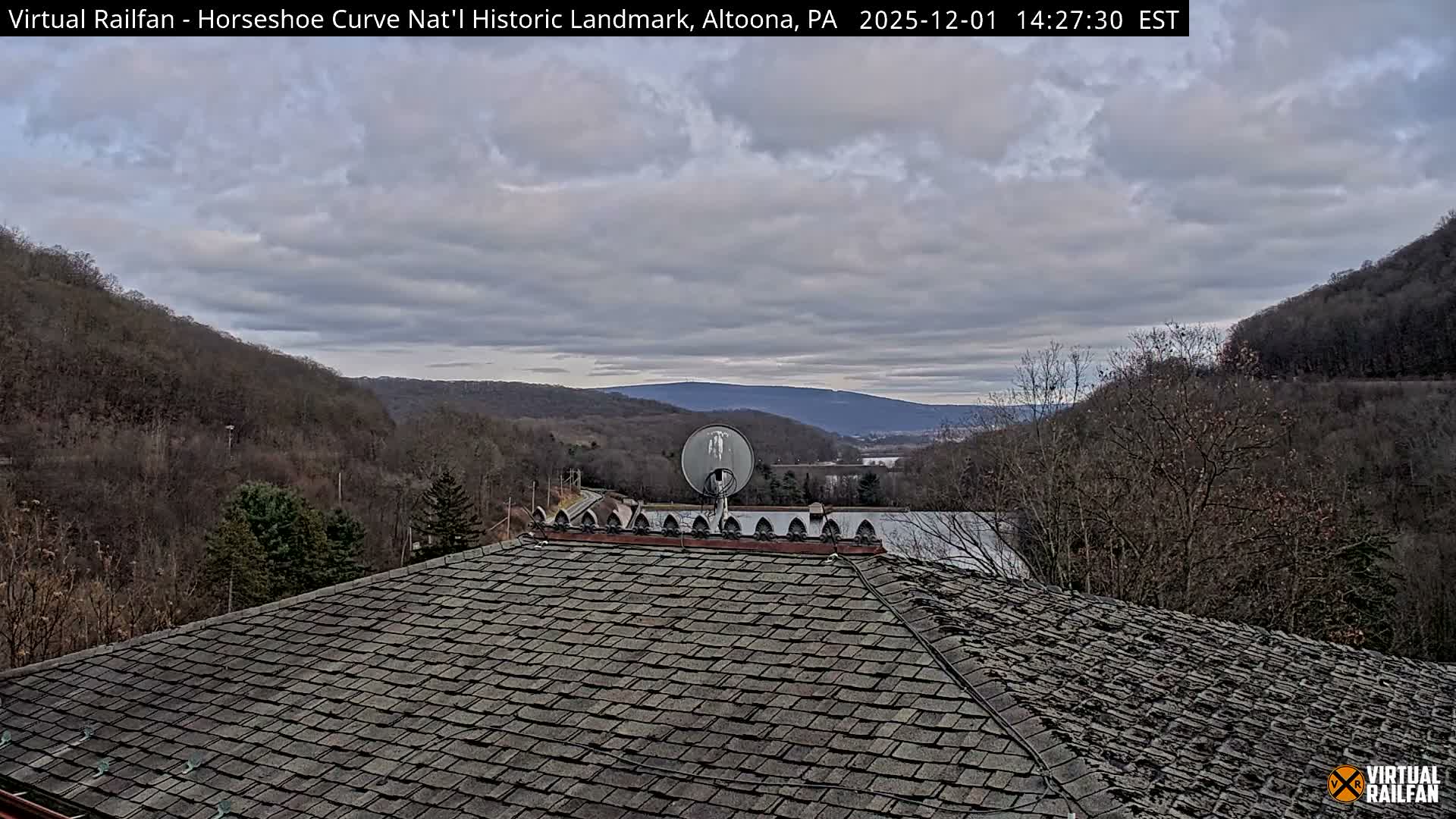 Altoona, The  Horseshoe Curve National Historic Landmark Railroad Live Cam - Altoona, Blair County, Pennsylvania, USA
