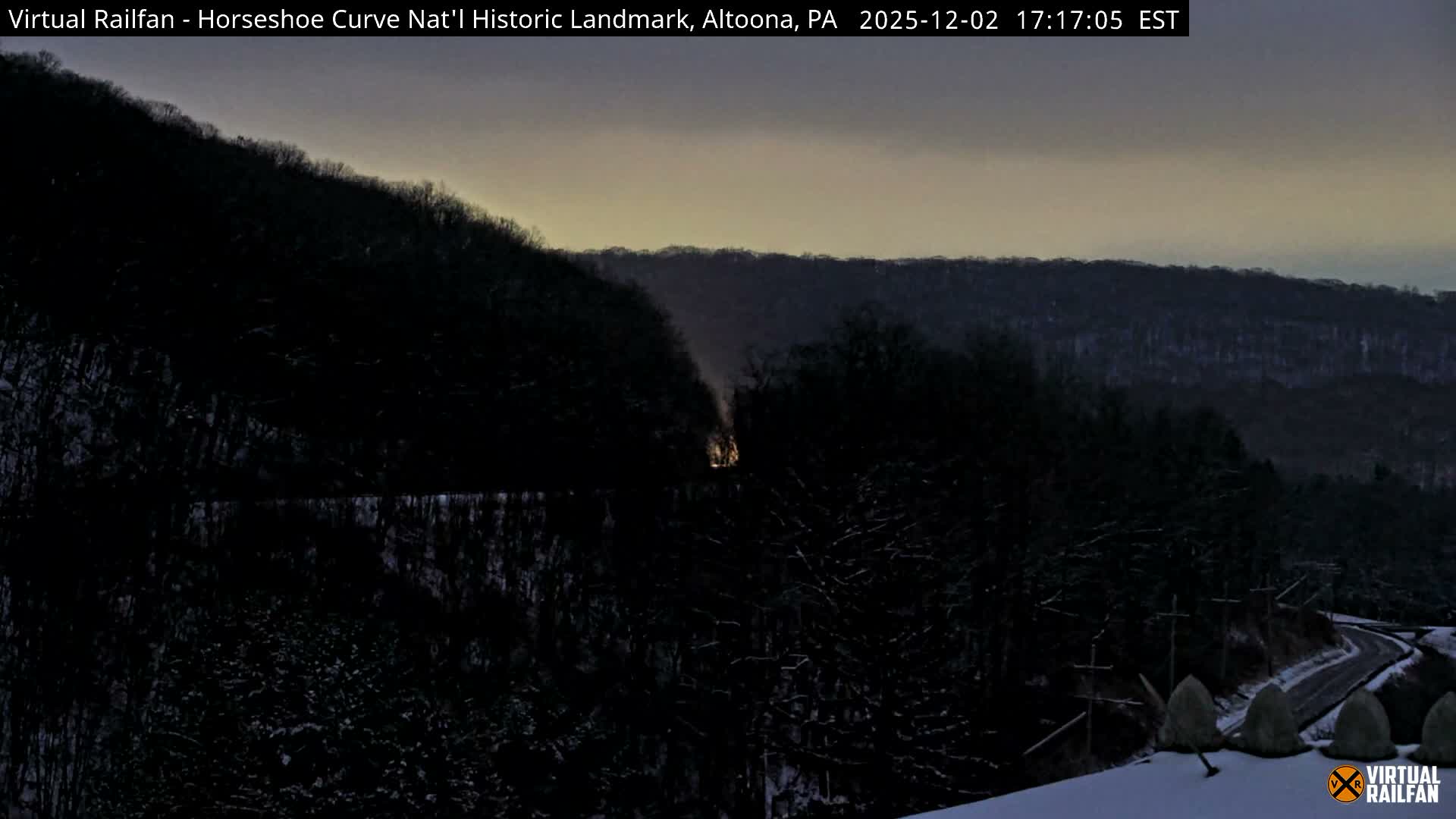 Altoona, The  Horseshoe Curve National Historic Landmark Railroad Live Cam - Altoona, Blair County, Pennsylvania, USA