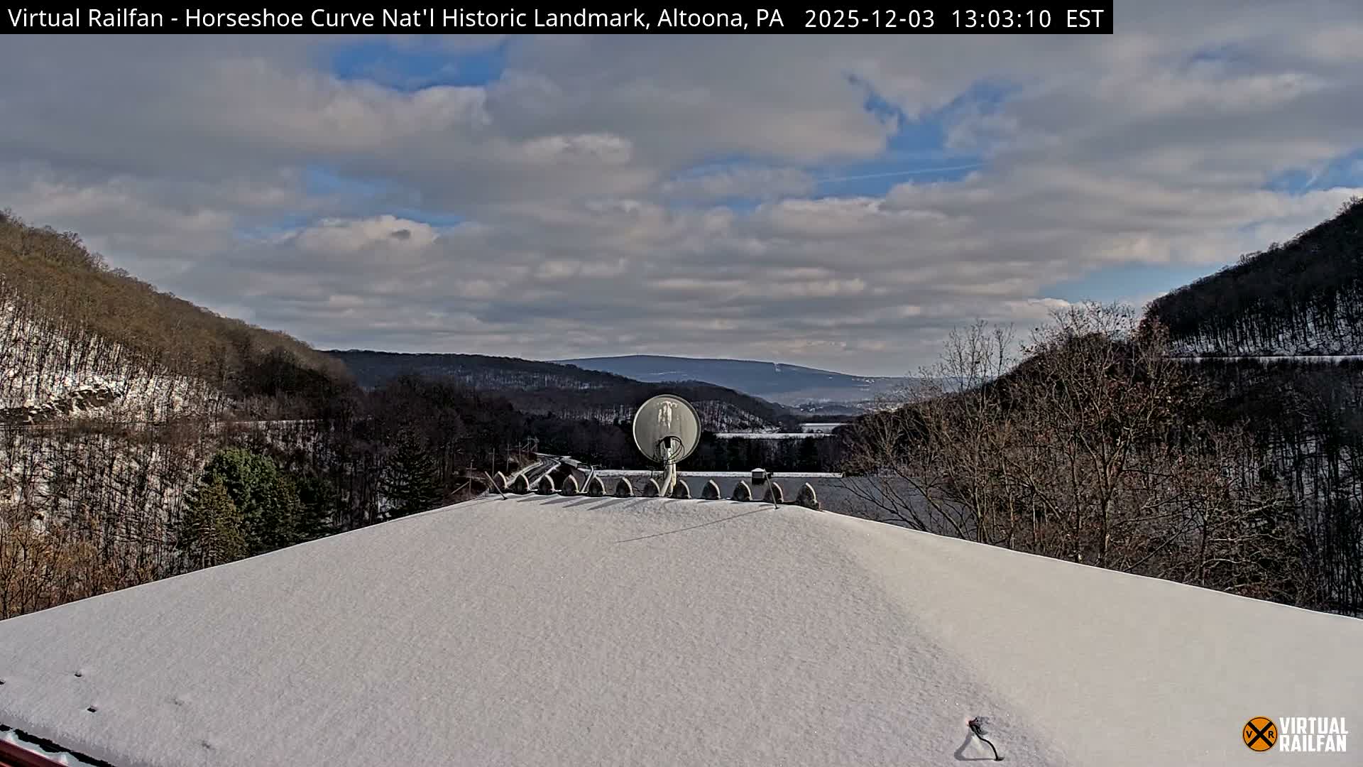 Altoona, The  Horseshoe Curve National Historic Landmark Railroad Live Cam - Altoona, Blair County, Pennsylvania, USA