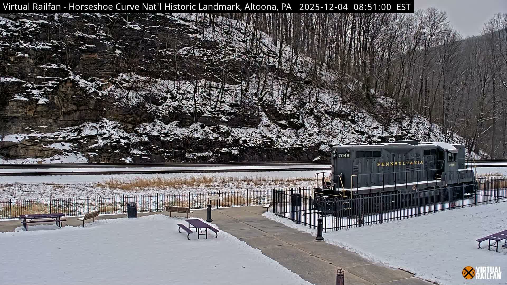 Altoona, The  Horseshoe Curve National Historic Landmark Railroad Live Cam - Altoona, Blair County, Pennsylvania, USA