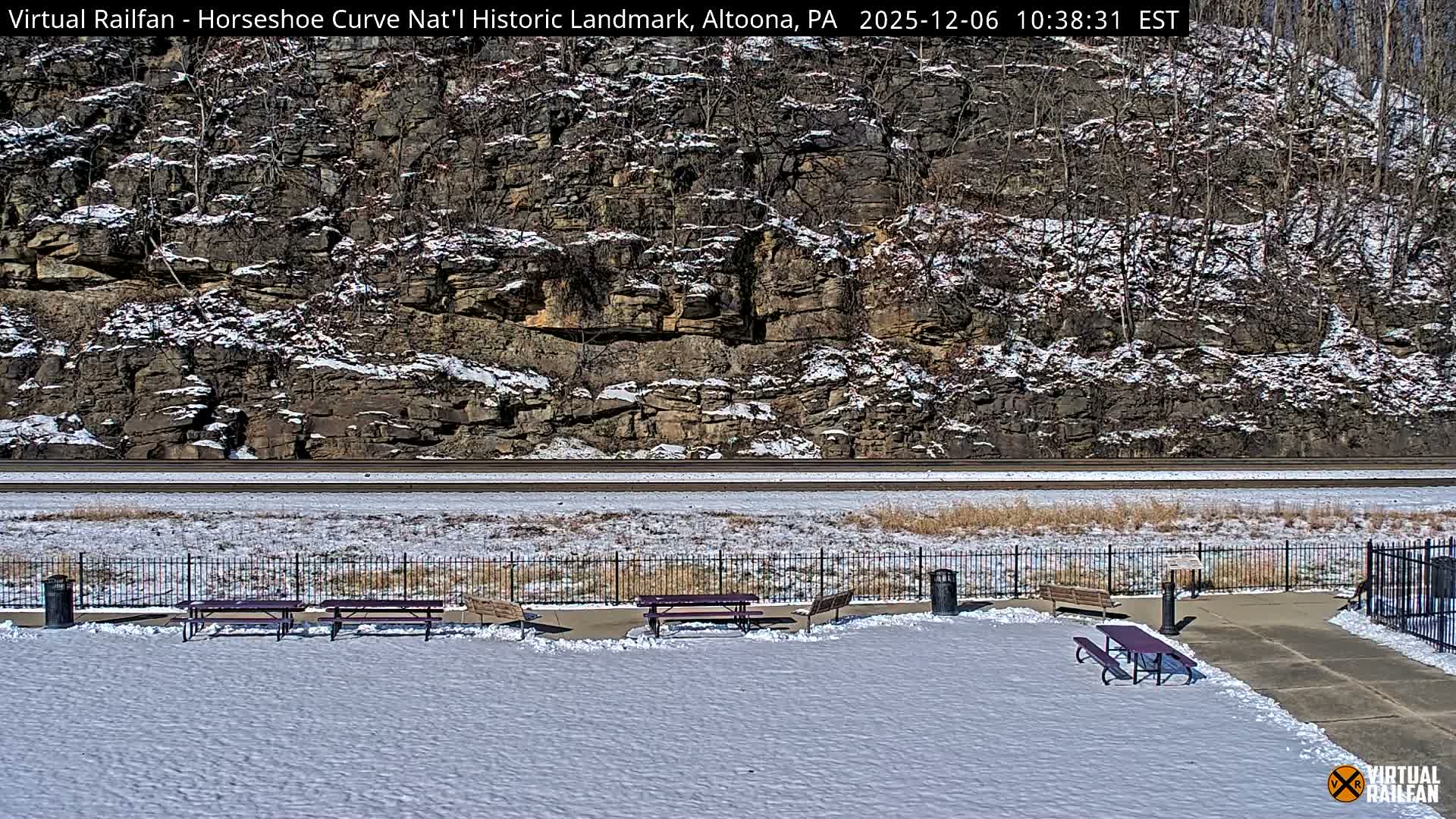 Altoona, The  Horseshoe Curve National Historic Landmark Railroad Live Cam - Altoona, Blair County, Pennsylvania, USA